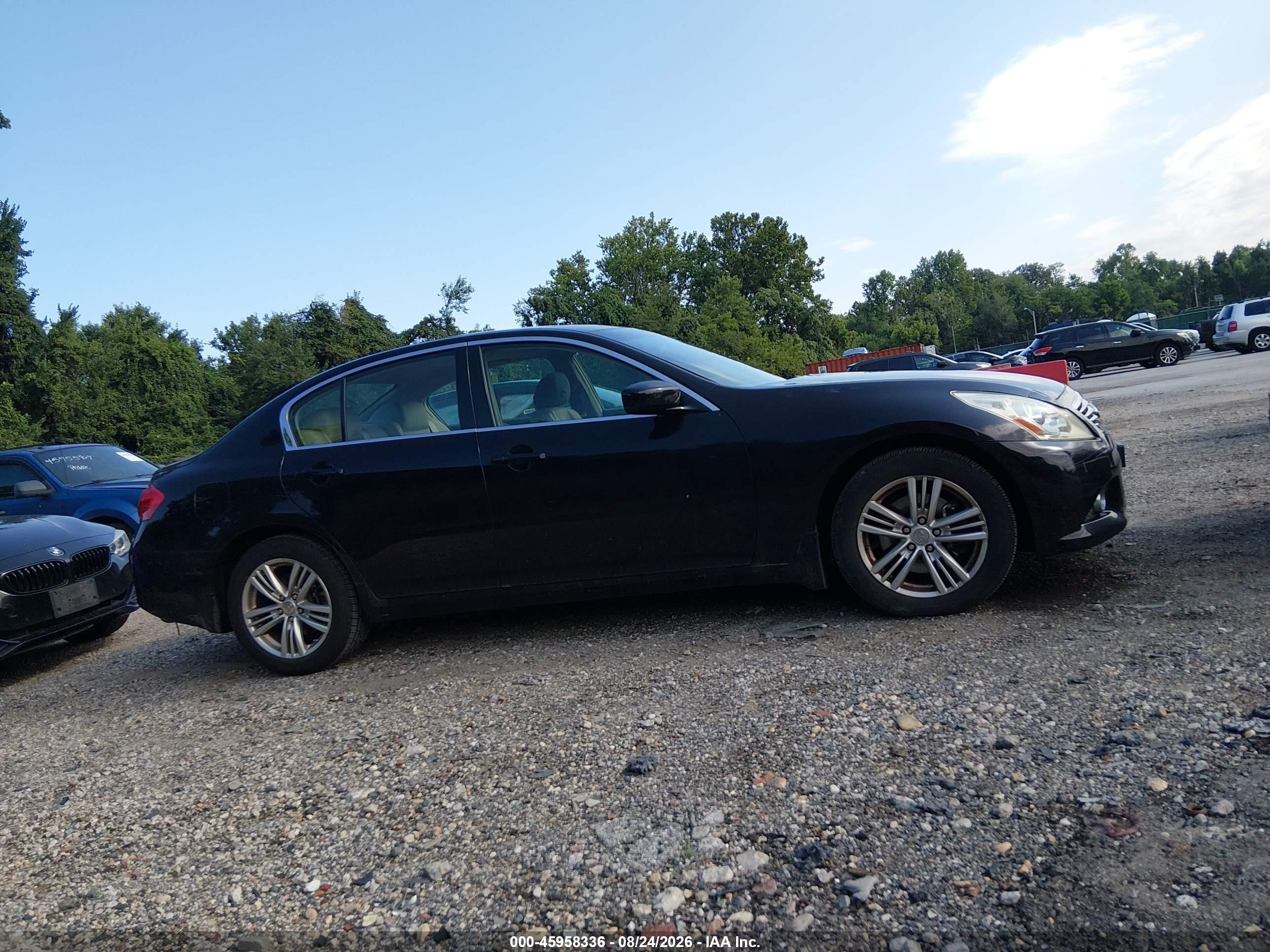 2013 Infiniti G37x   Черный vin: JN1CV6AR7DM757204