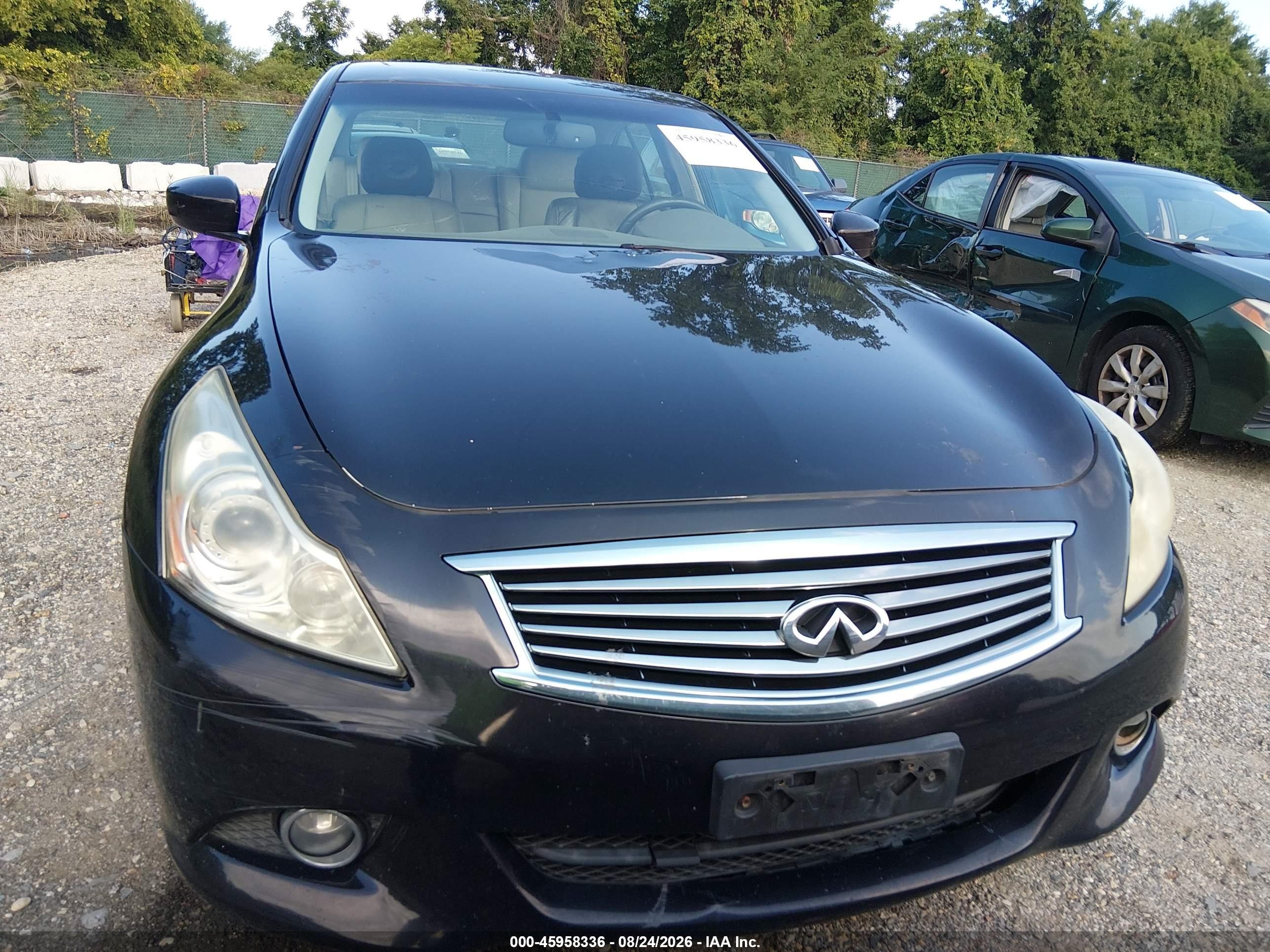 2013 Infiniti G37x   Черный vin: JN1CV6AR7DM757204