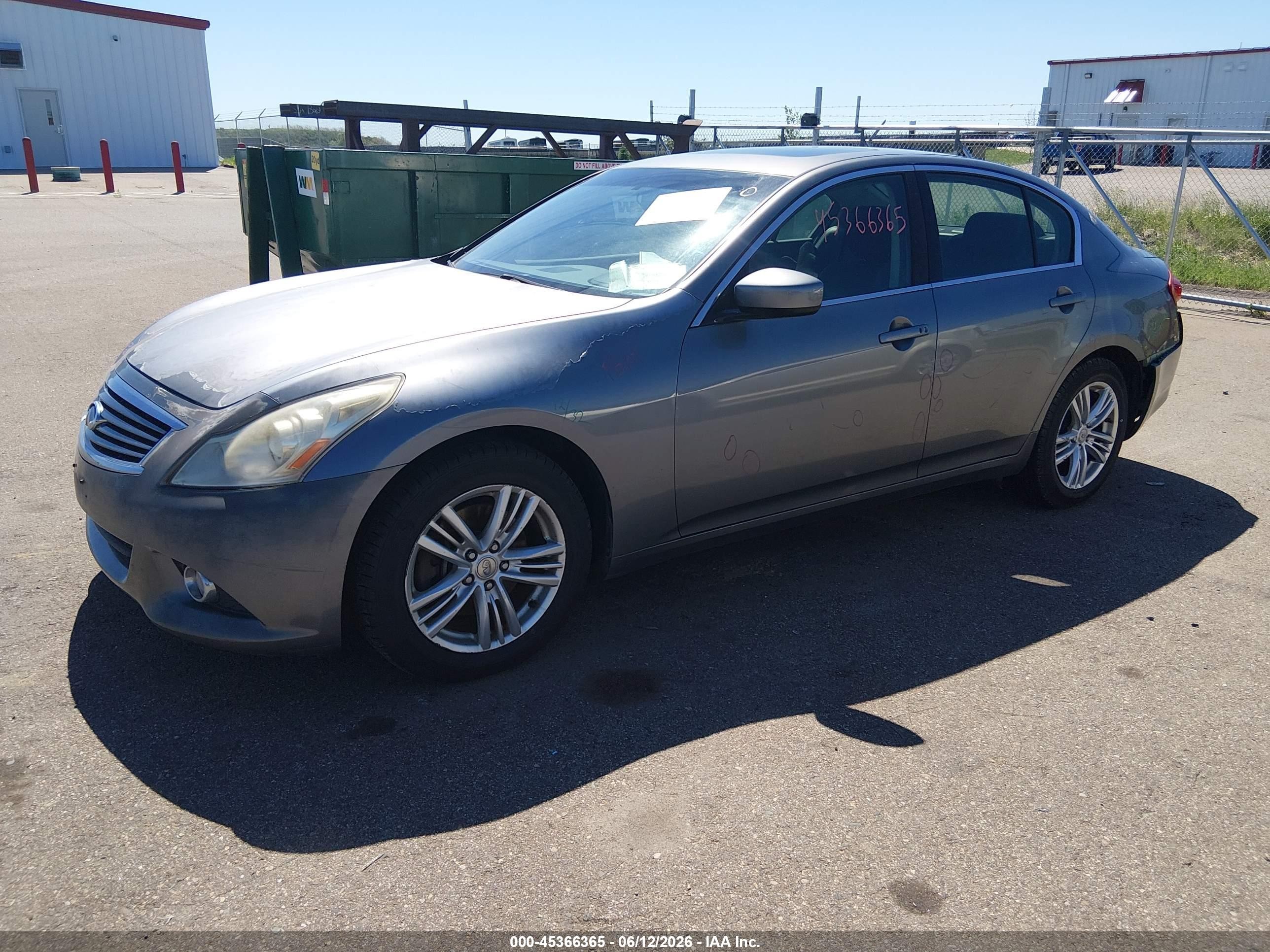 2013 Infiniti G37x   Gray vin: JN1CV6AR7DM757316