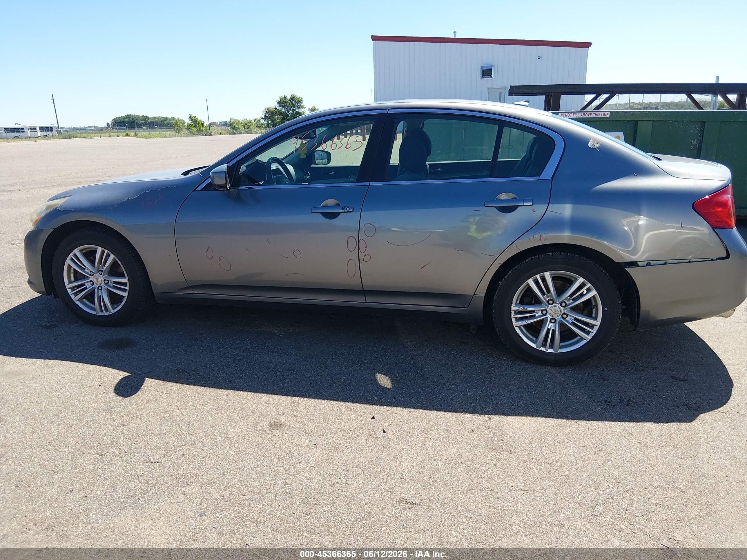 2013 Infiniti G37x   Gray vin: JN1CV6AR7DM757316