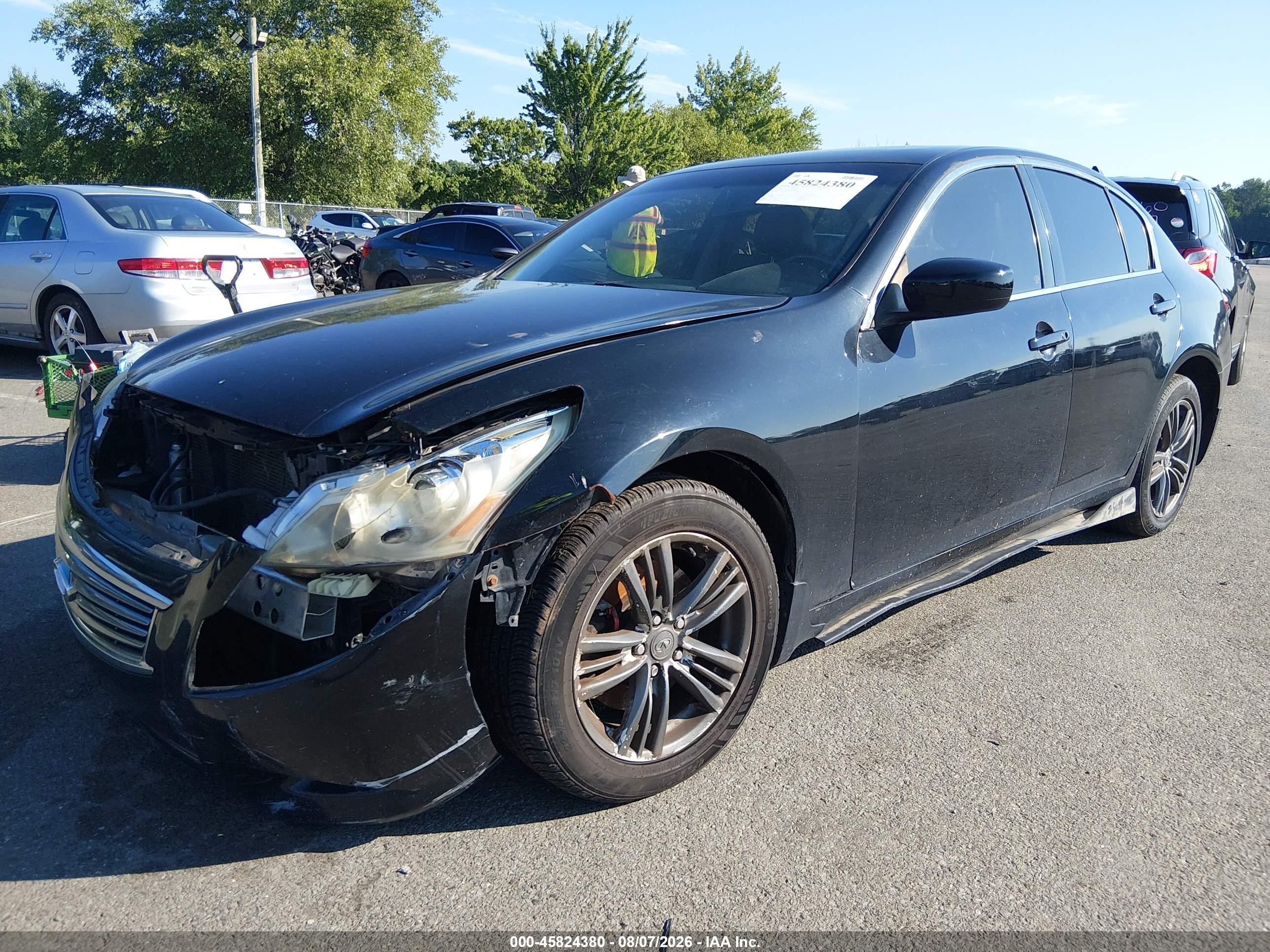 2013 Infiniti G37x   Black vin: JN1CV6AR7DM758692