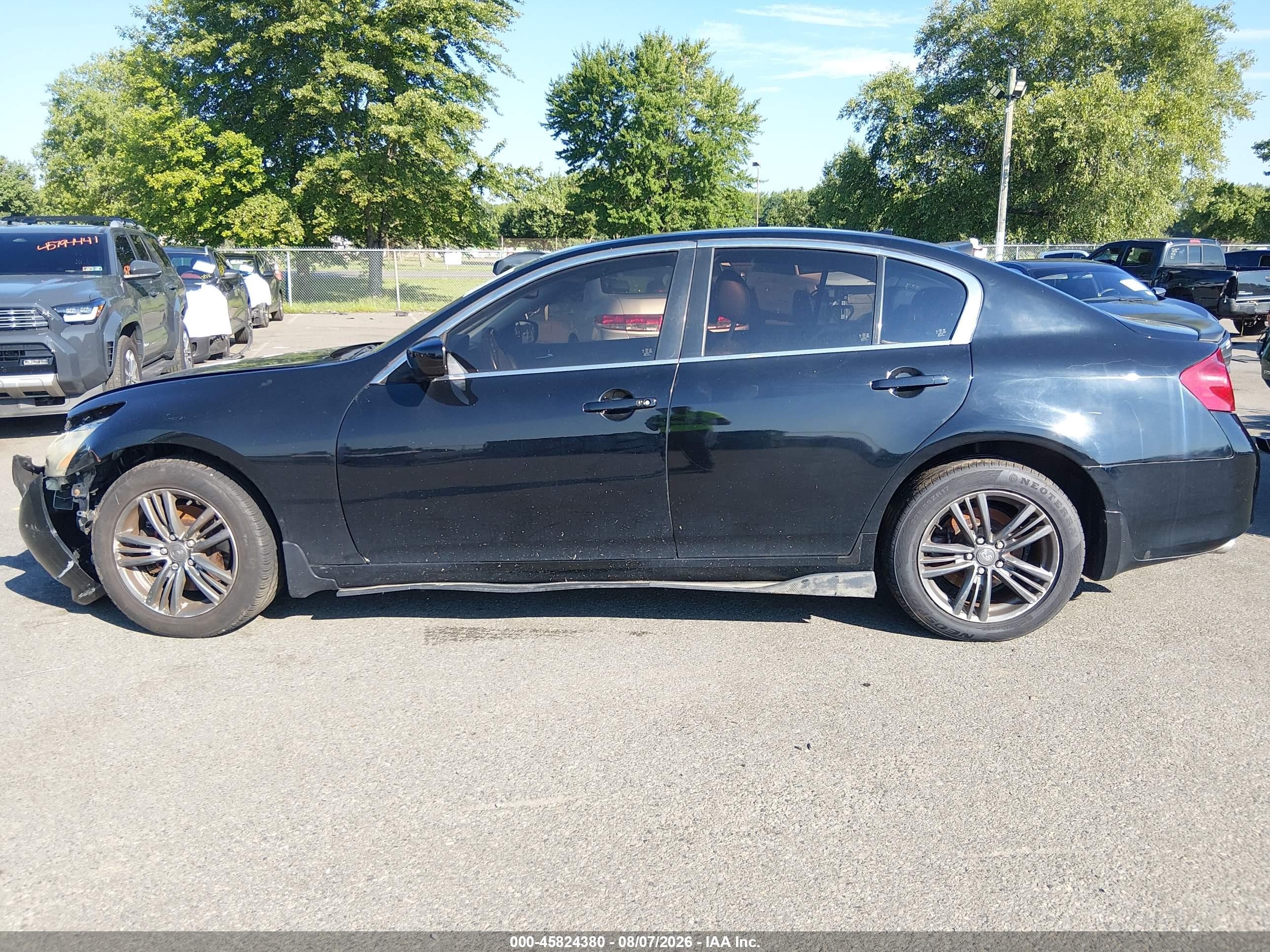 2013 Infiniti G37x   Black vin: JN1CV6AR7DM758692