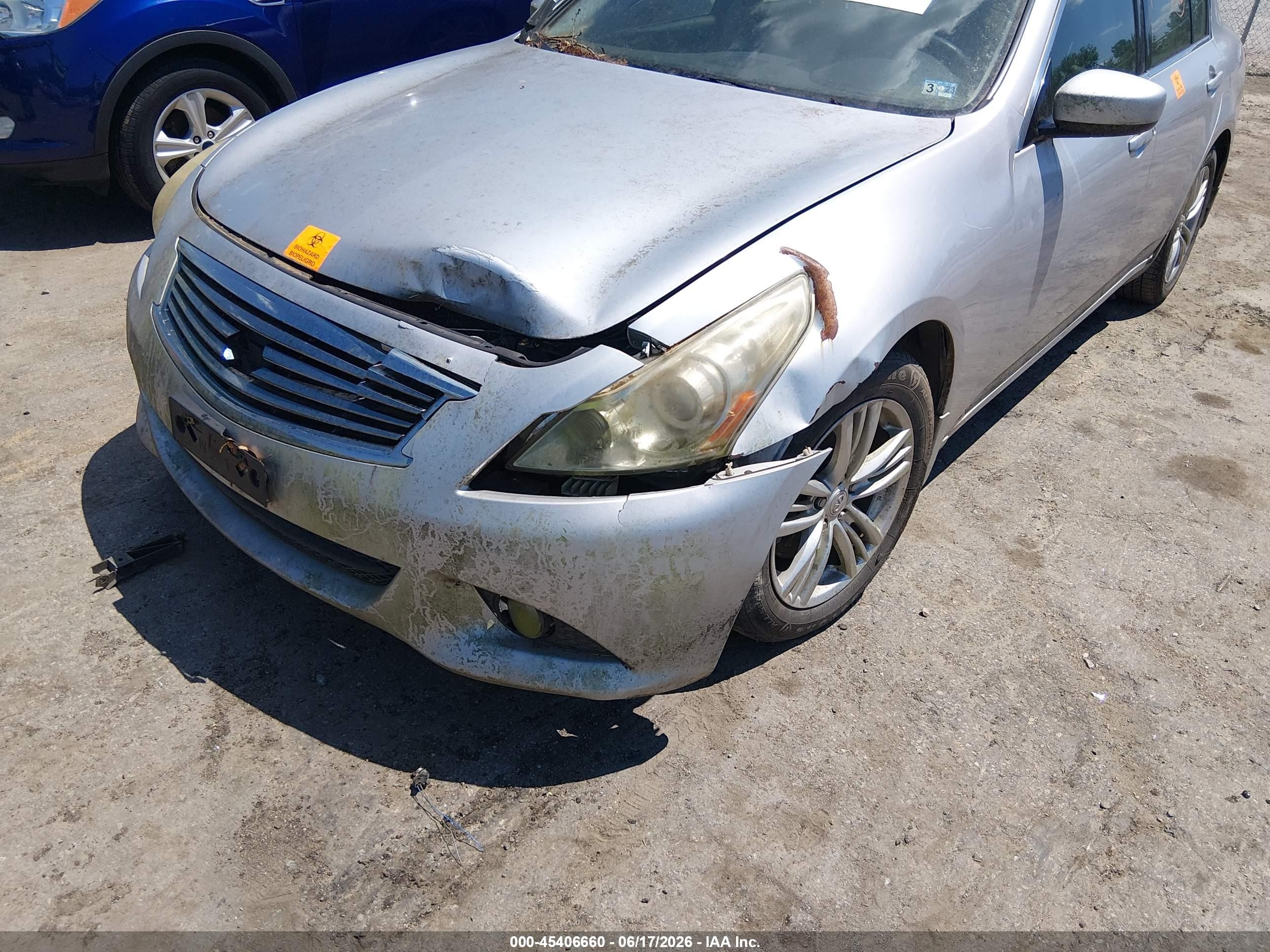 2013 Infiniti G37x   Silver vin: JN1CV6AR7DM758997