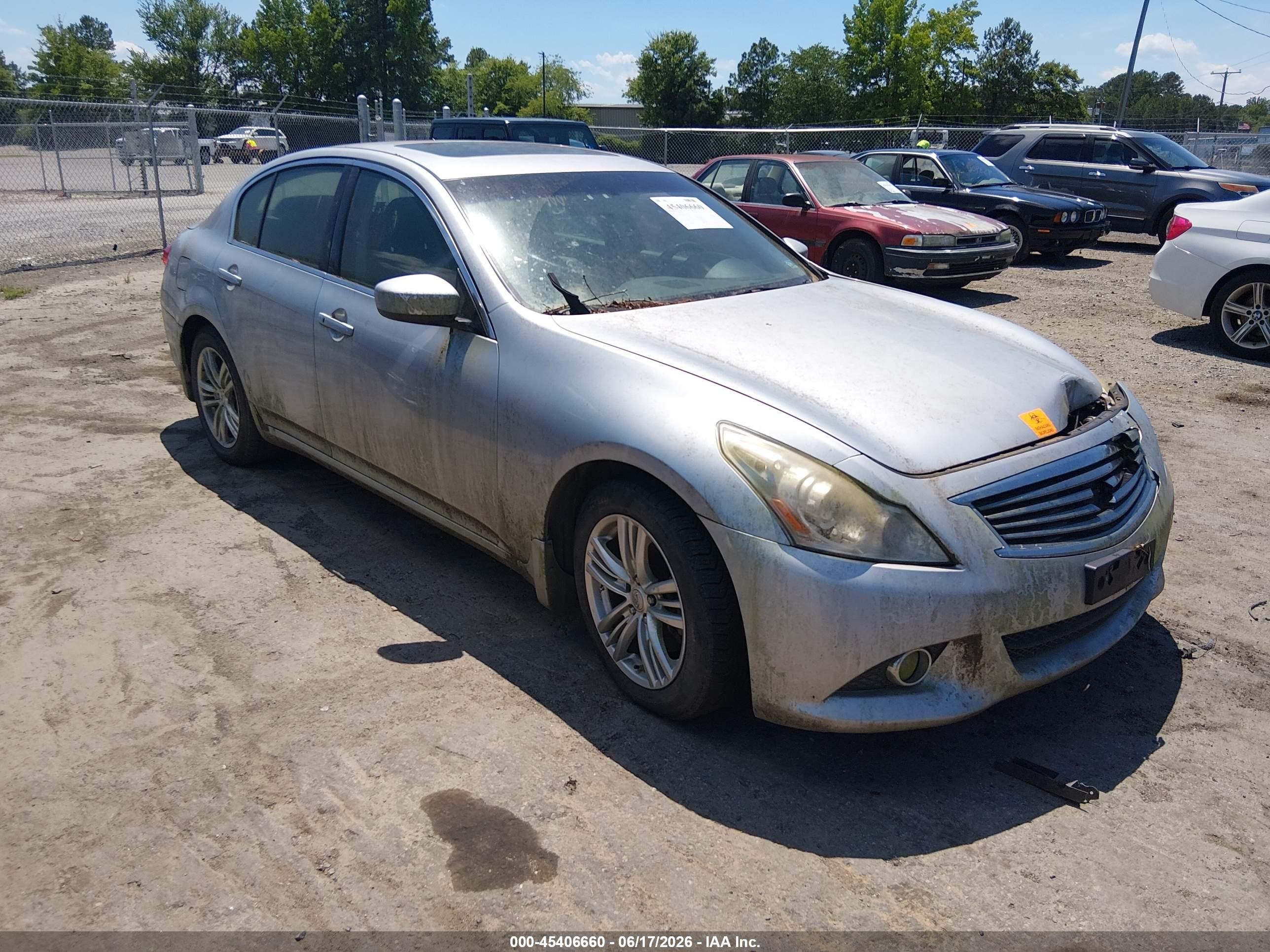 2013 Infiniti G37x   Silver vin: JN1CV6AR7DM758997
