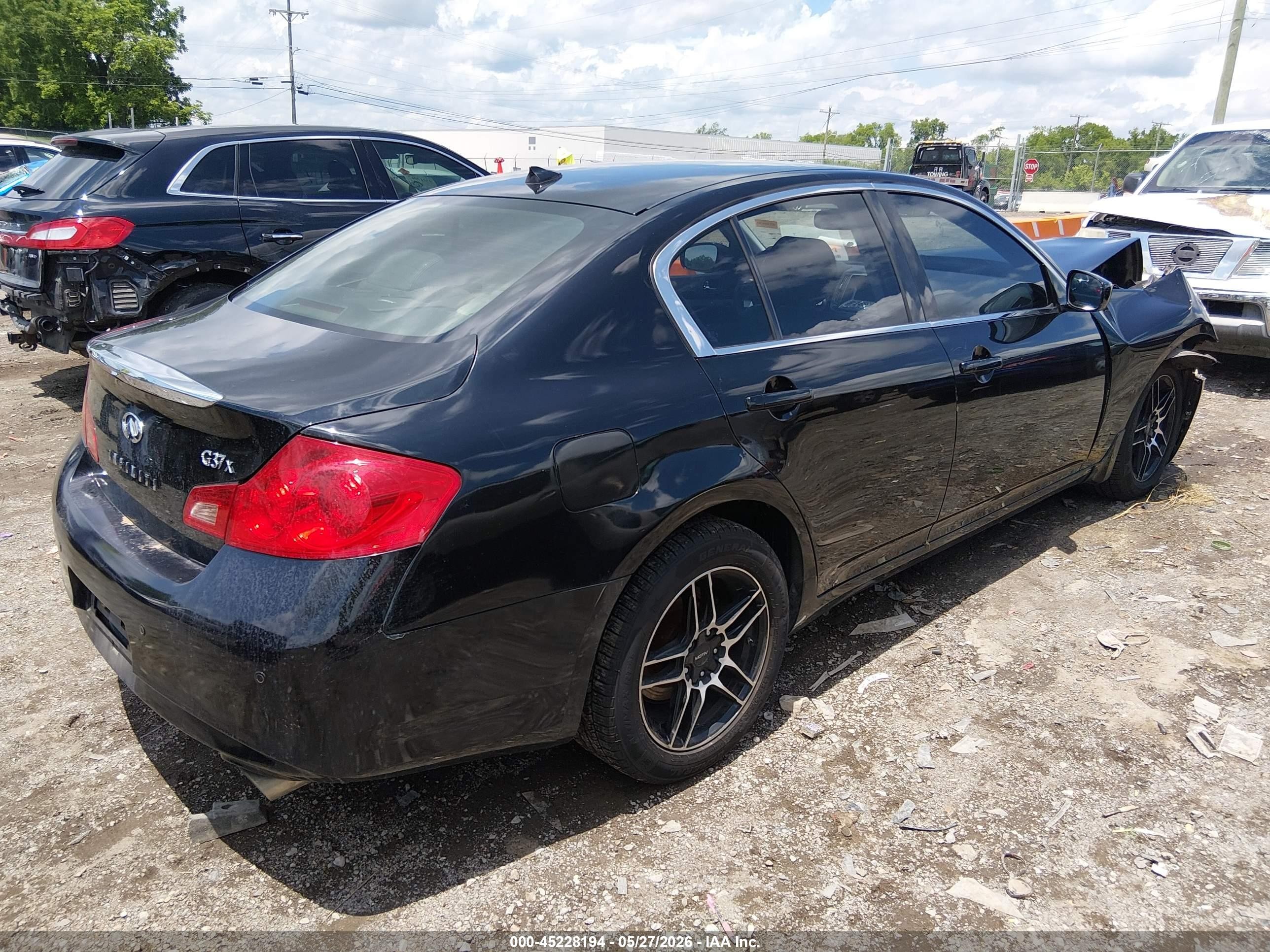 2013 Infiniti G37x   Black vin: JN1CV6AR7DM760748