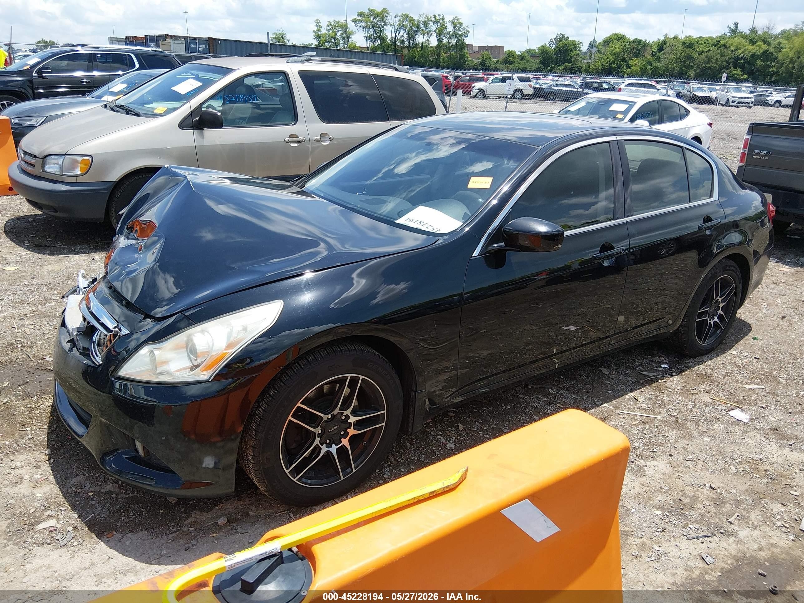 2013 Infiniti G37x   Black vin: JN1CV6AR7DM760748