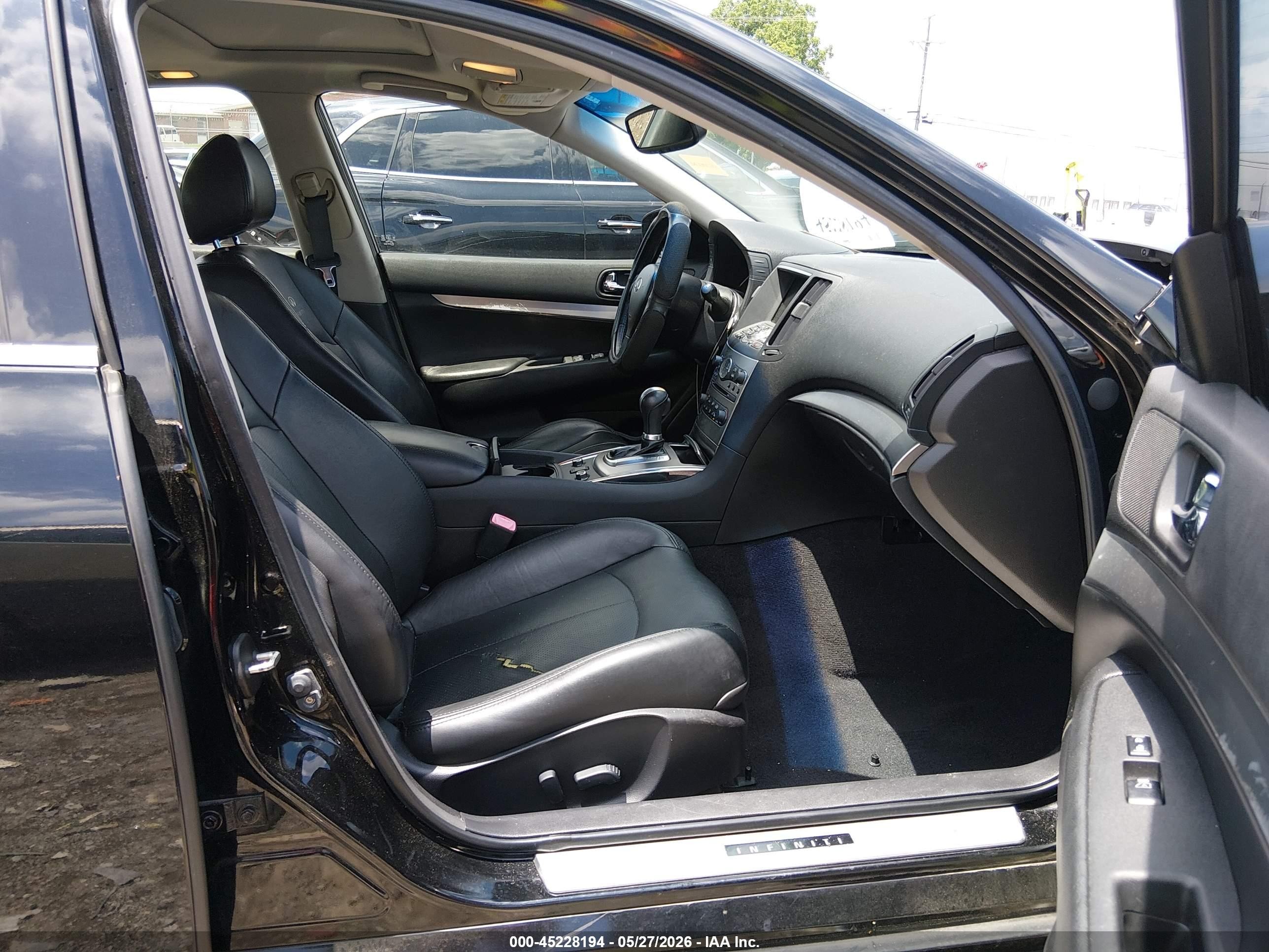 2013 Infiniti G37x   Black vin: JN1CV6AR7DM760748