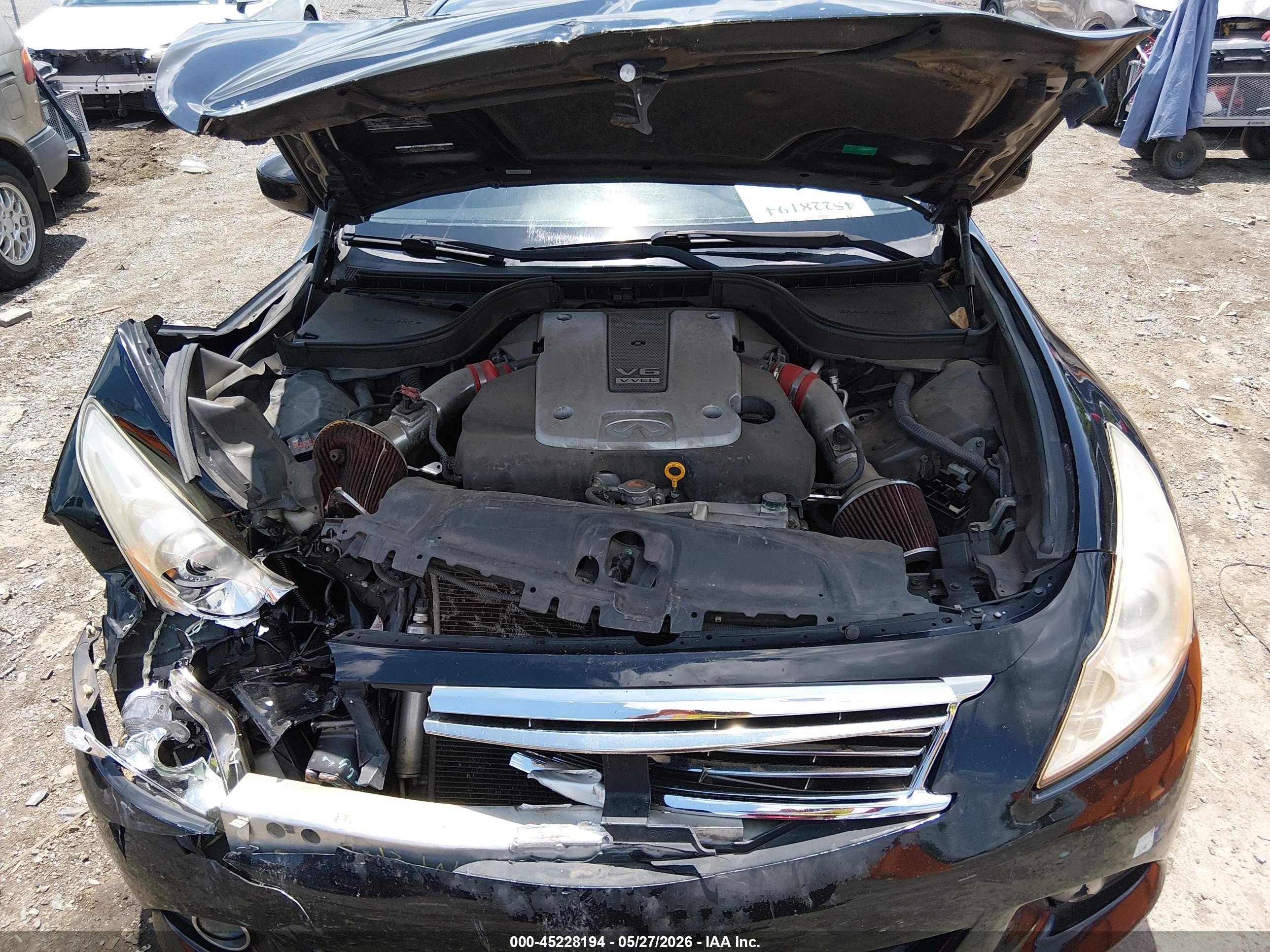 2013 Infiniti G37x   Black vin: JN1CV6AR7DM760748