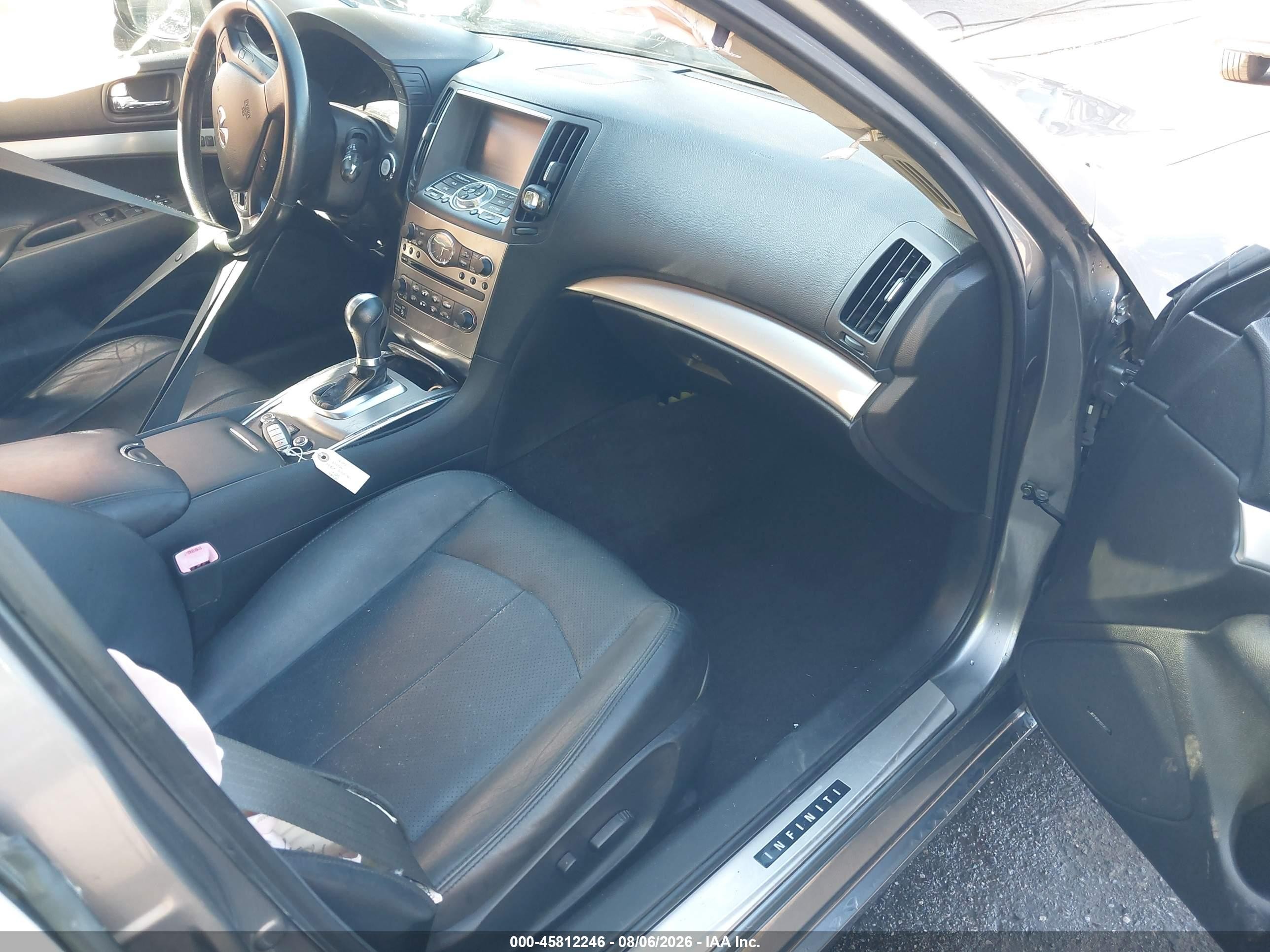 2013 Infiniti G37x Gray vin: JN1CV6AR7DM768929