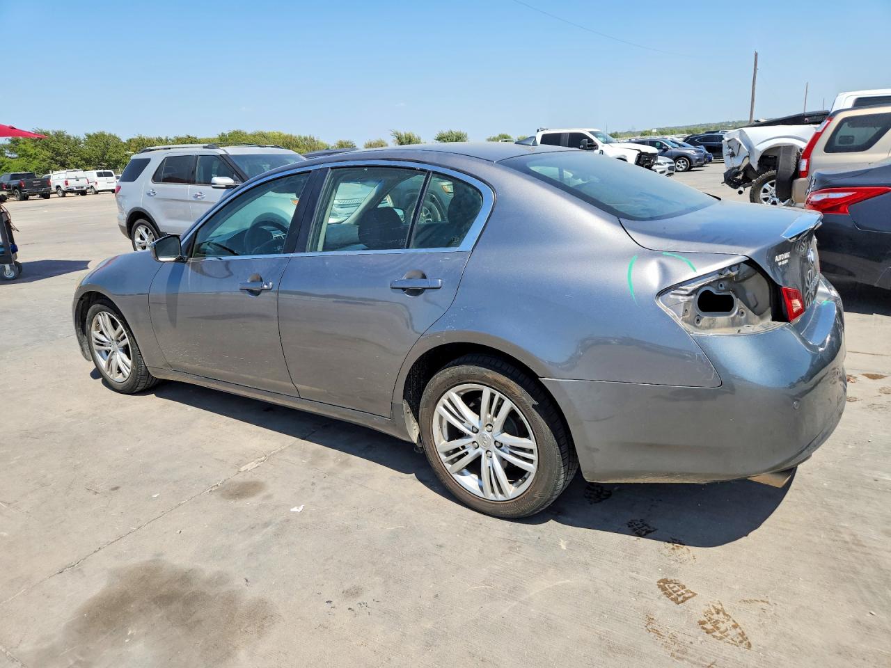 2013 Infiniti G37 Sedan X Gray vin: JN1CV6AR7DM769868