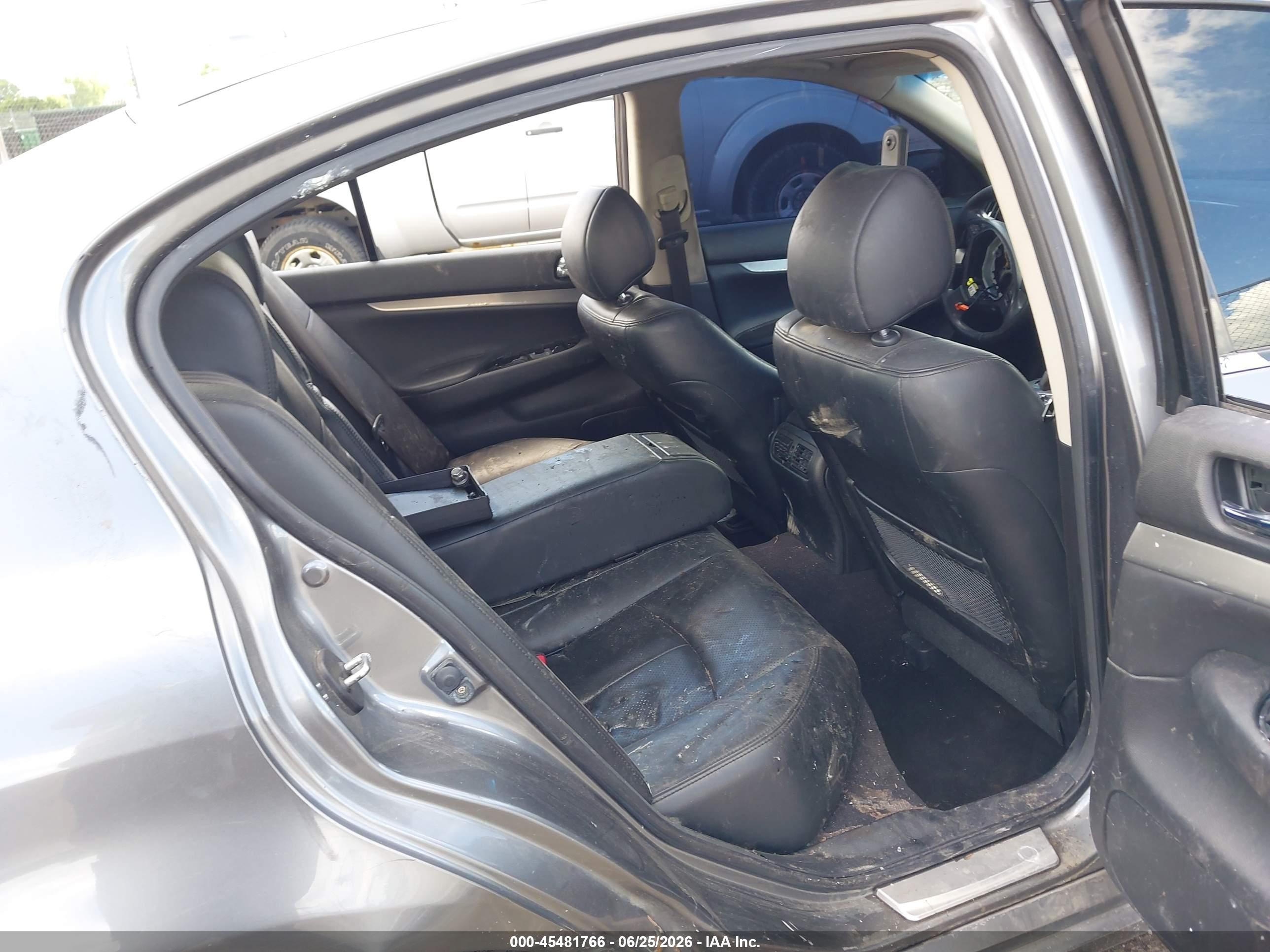 2013 Infiniti G37x   Gray vin: JN1CV6AR7DM770373