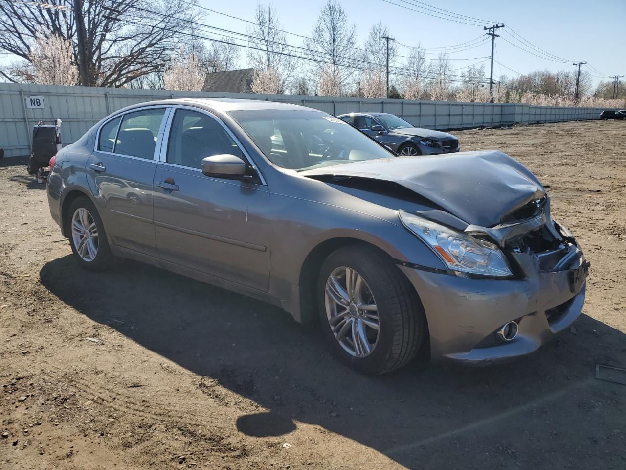 2013 Infiniti G37 Gray vin: JN1CV6AR7DM770602