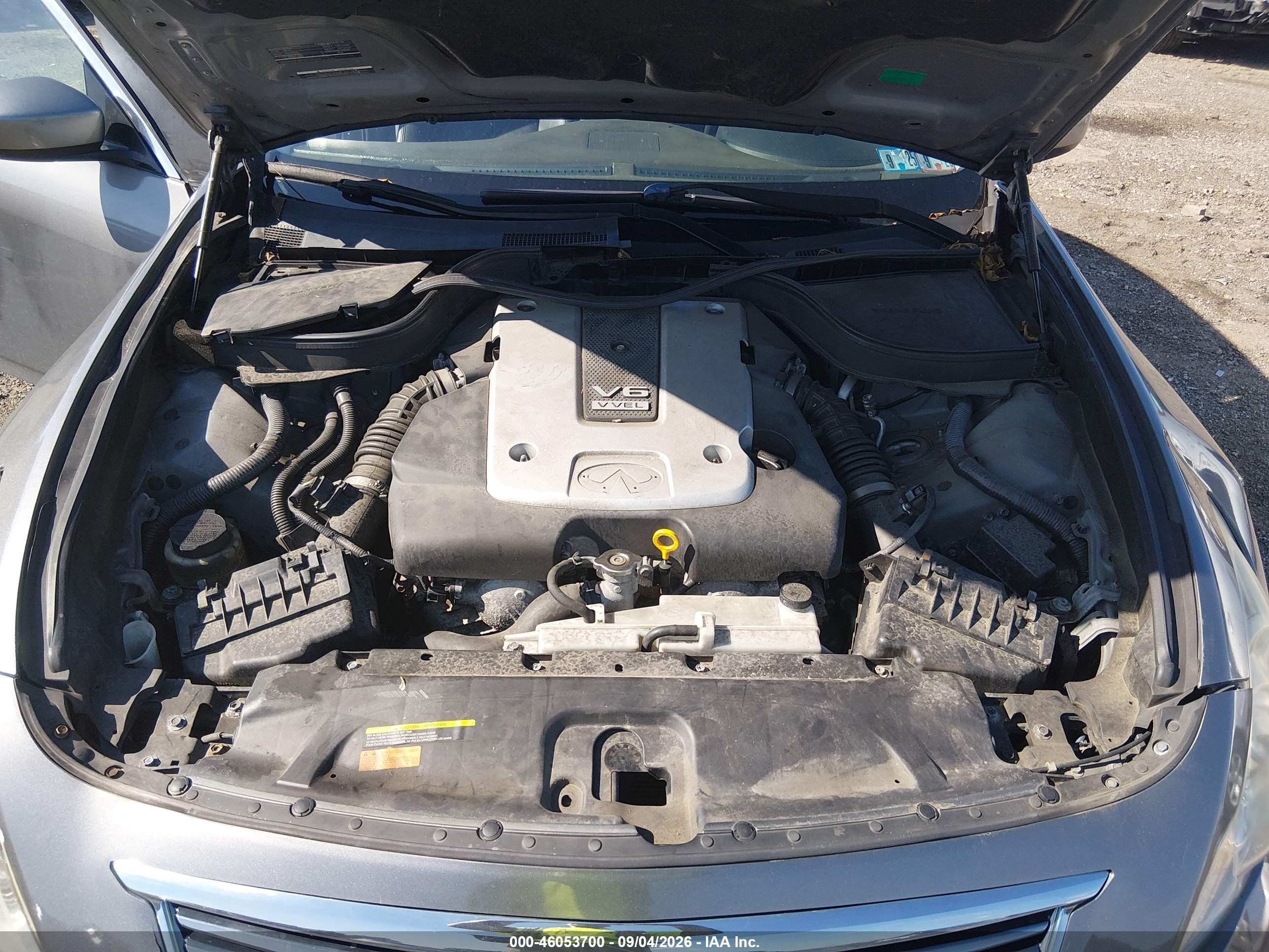 2015 Infiniti Q40   Gray vin: JN1CV6AR7FM524703