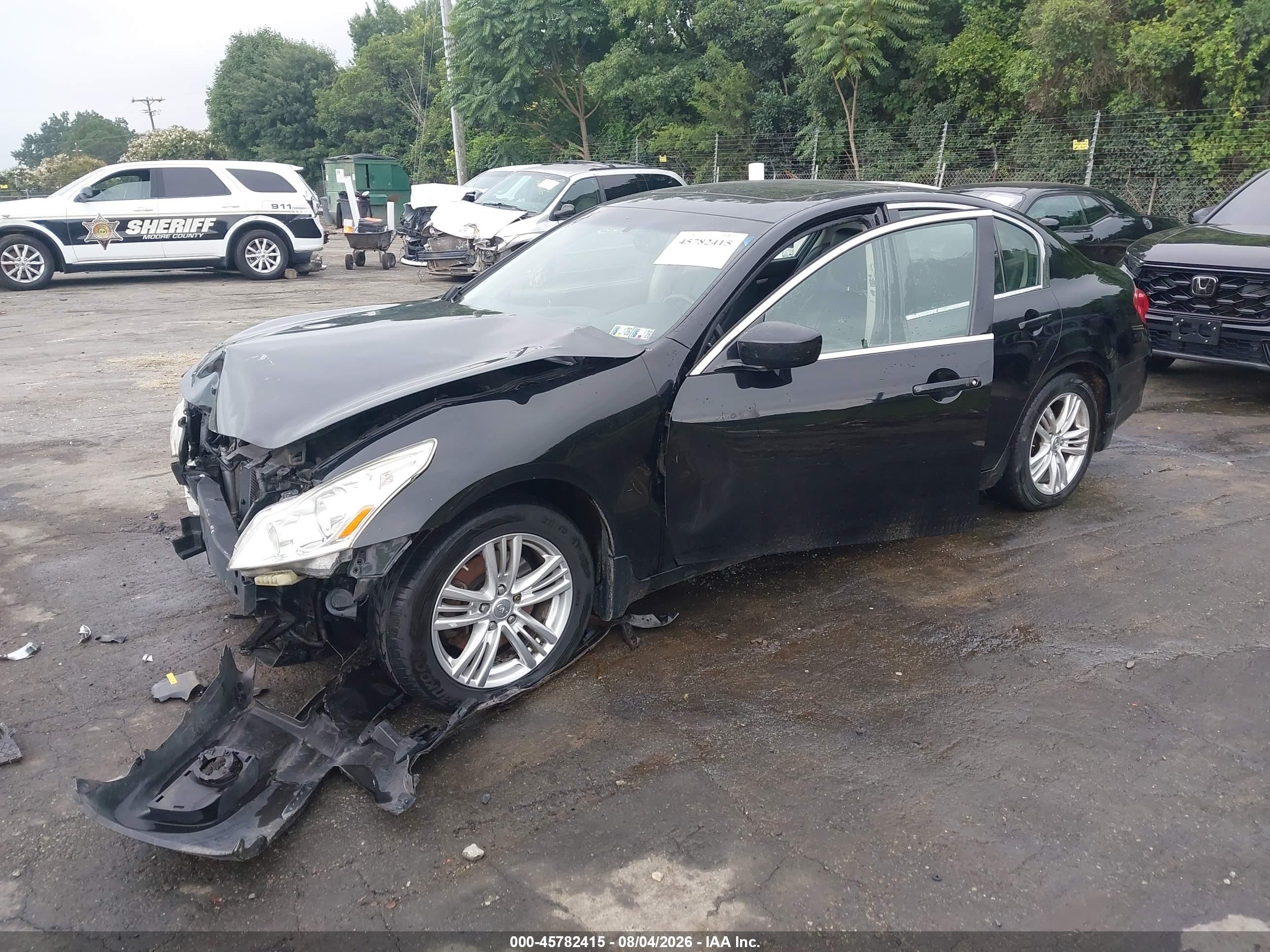 2010 Infiniti G37x Black vin: JN1CV6AR8AM251022