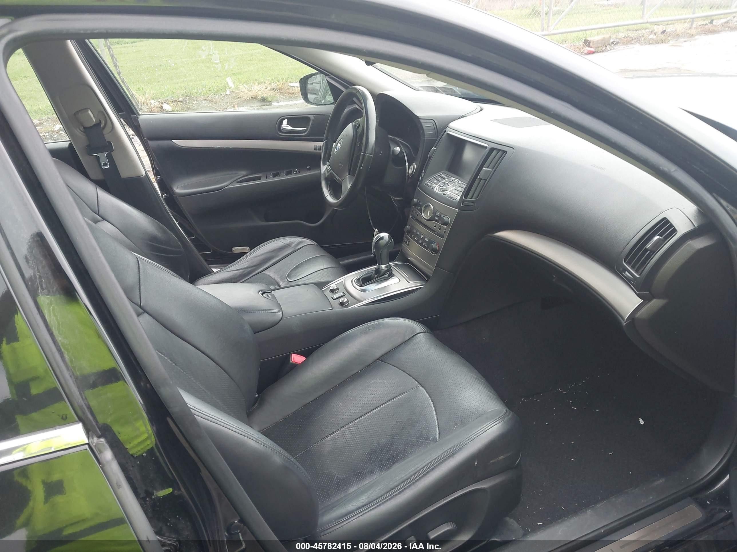 2010 Infiniti G37x Black vin: JN1CV6AR8AM251022
