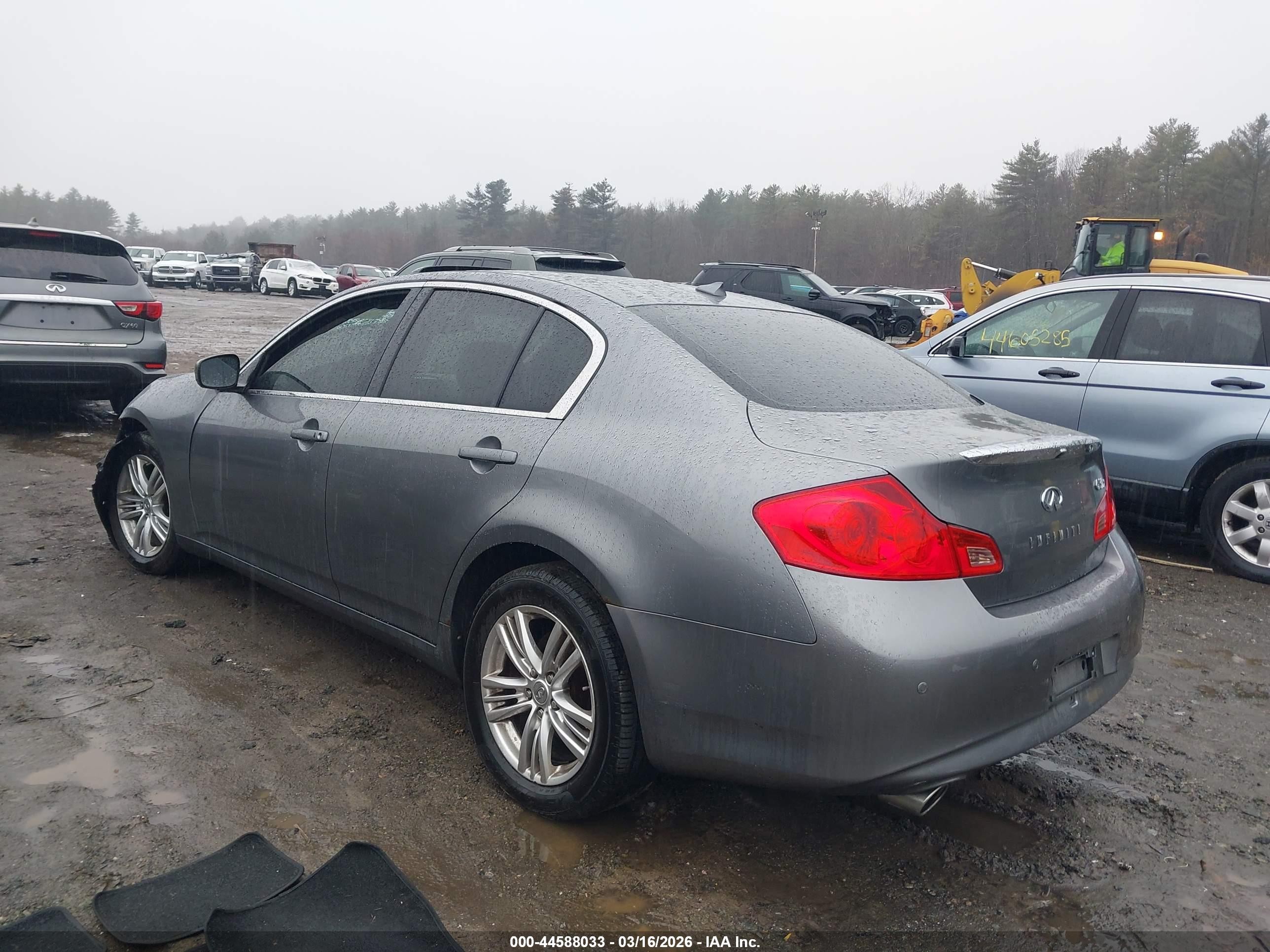 2010 Infiniti G37x Gray vin: JN1CV6AR8AM451074