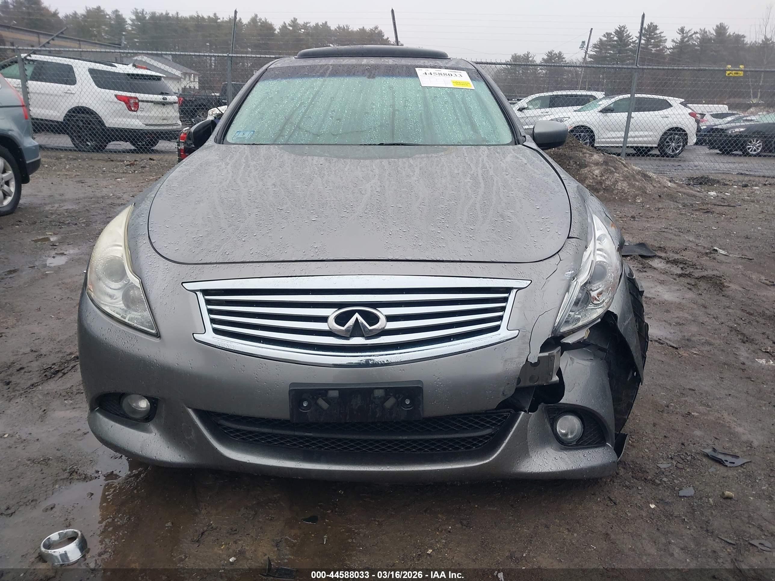 2010 Infiniti G37x Gray vin: JN1CV6AR8AM451074