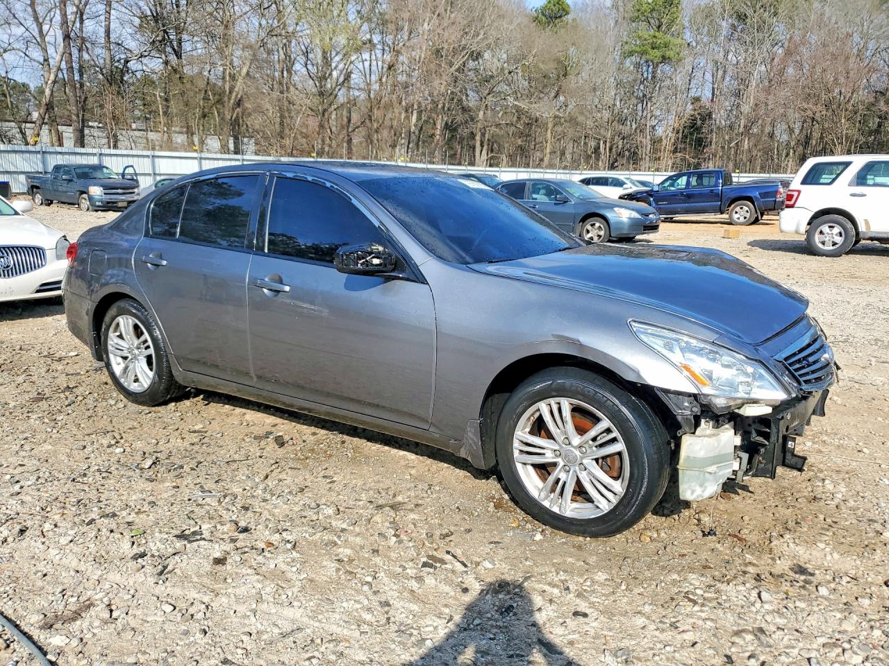 2010 Infiniti G37 Gray vin: JN1CV6AR8AM454654