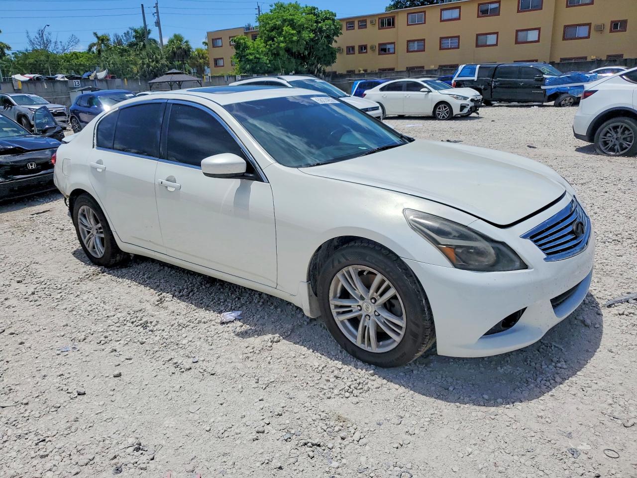 2010 Infiniti G37 Sedan X White vin: JN1CV6AR8AM459661