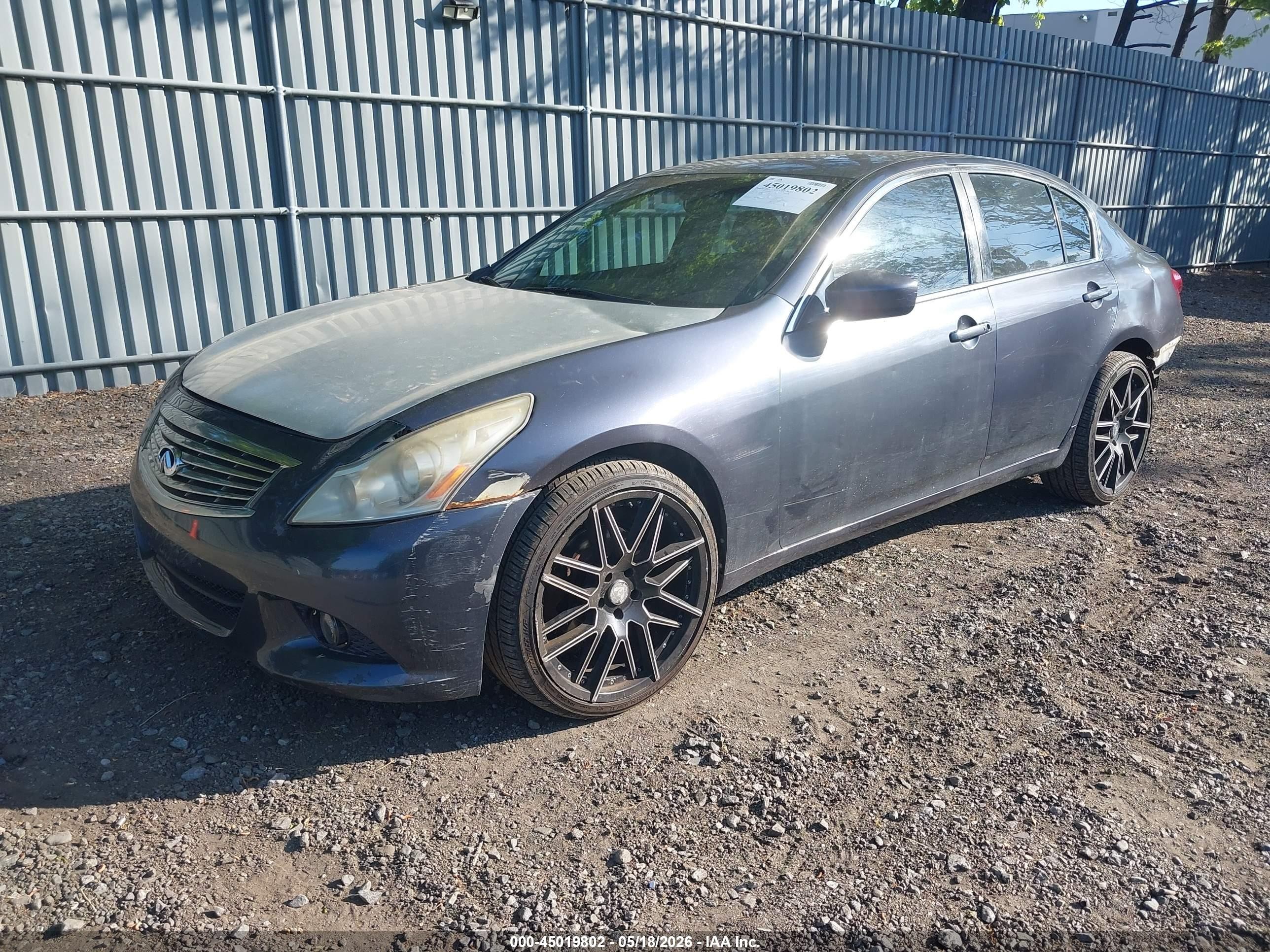 2011 Infiniti G37x   Gray vin: JN1CV6AR8BM403074