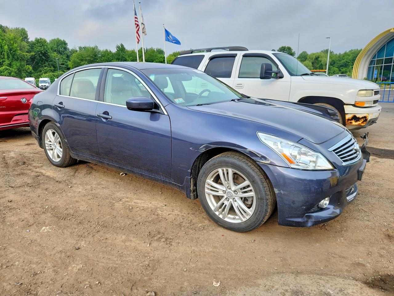 2011 Infiniti G37 Sedan X Blue vin: JN1CV6AR8BM406766