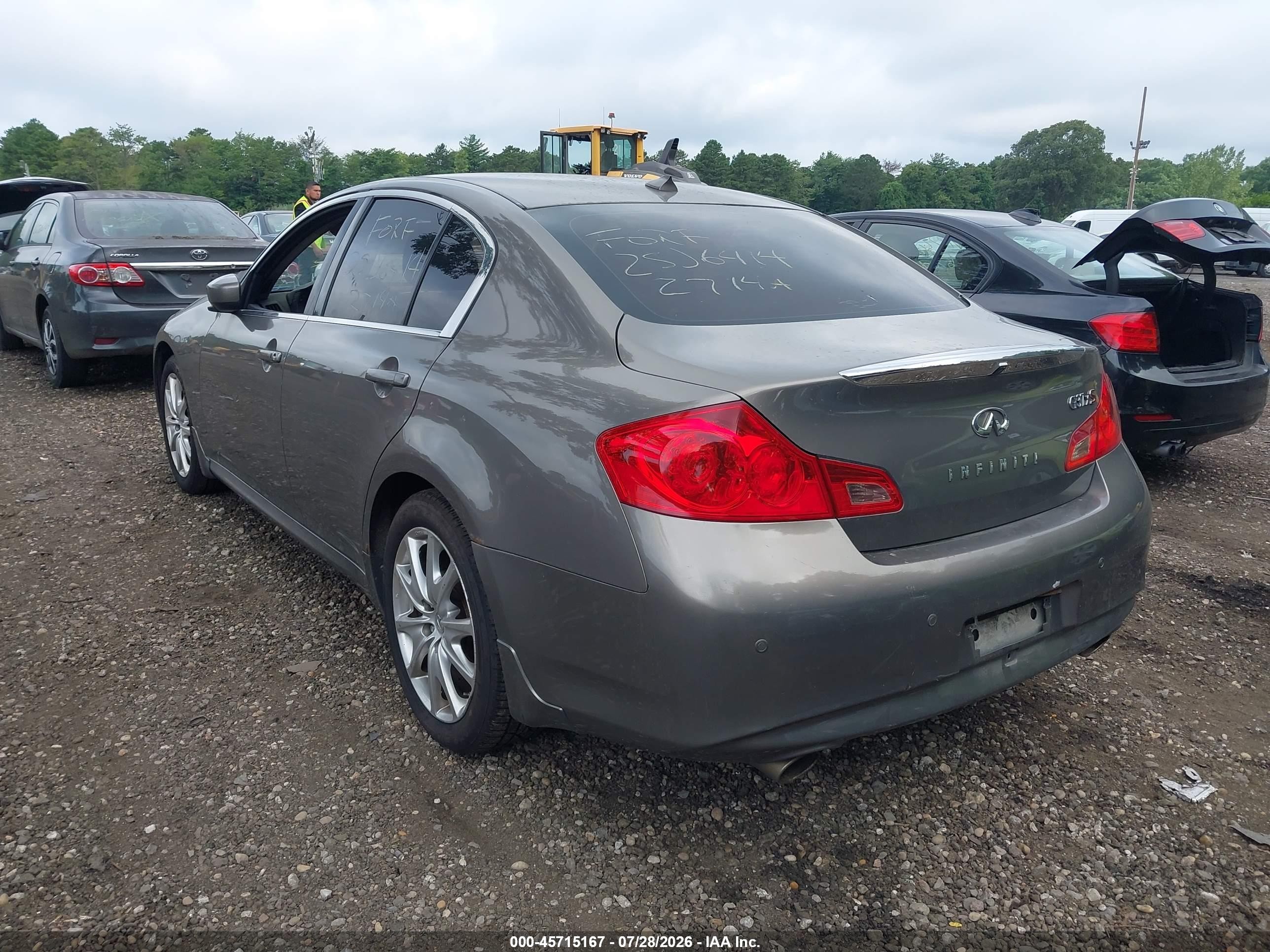 2011 Infiniti G37x   Gray vin: JN1CV6AR8BM408890