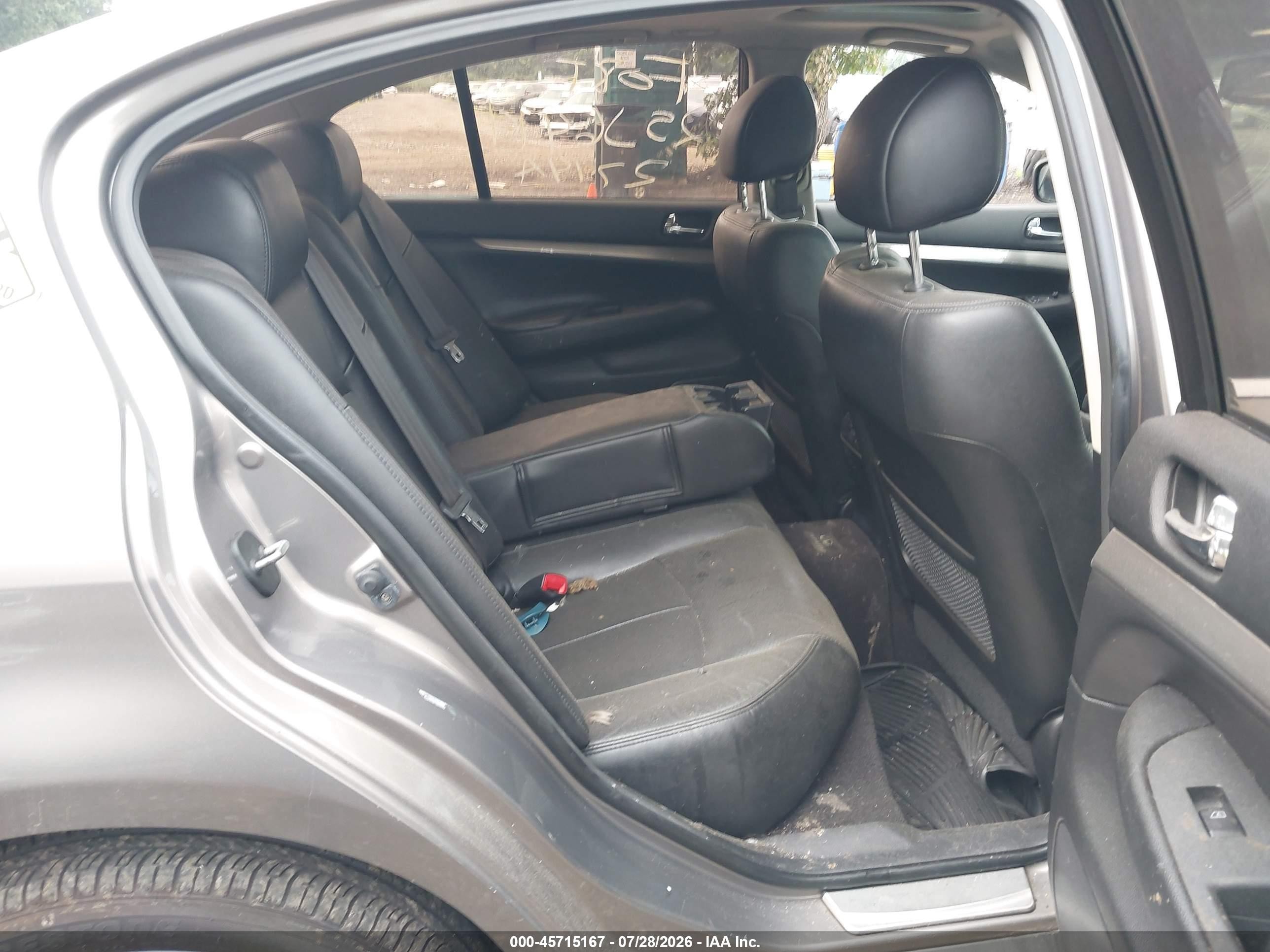 2011 Infiniti G37x   Gray vin: JN1CV6AR8BM408890