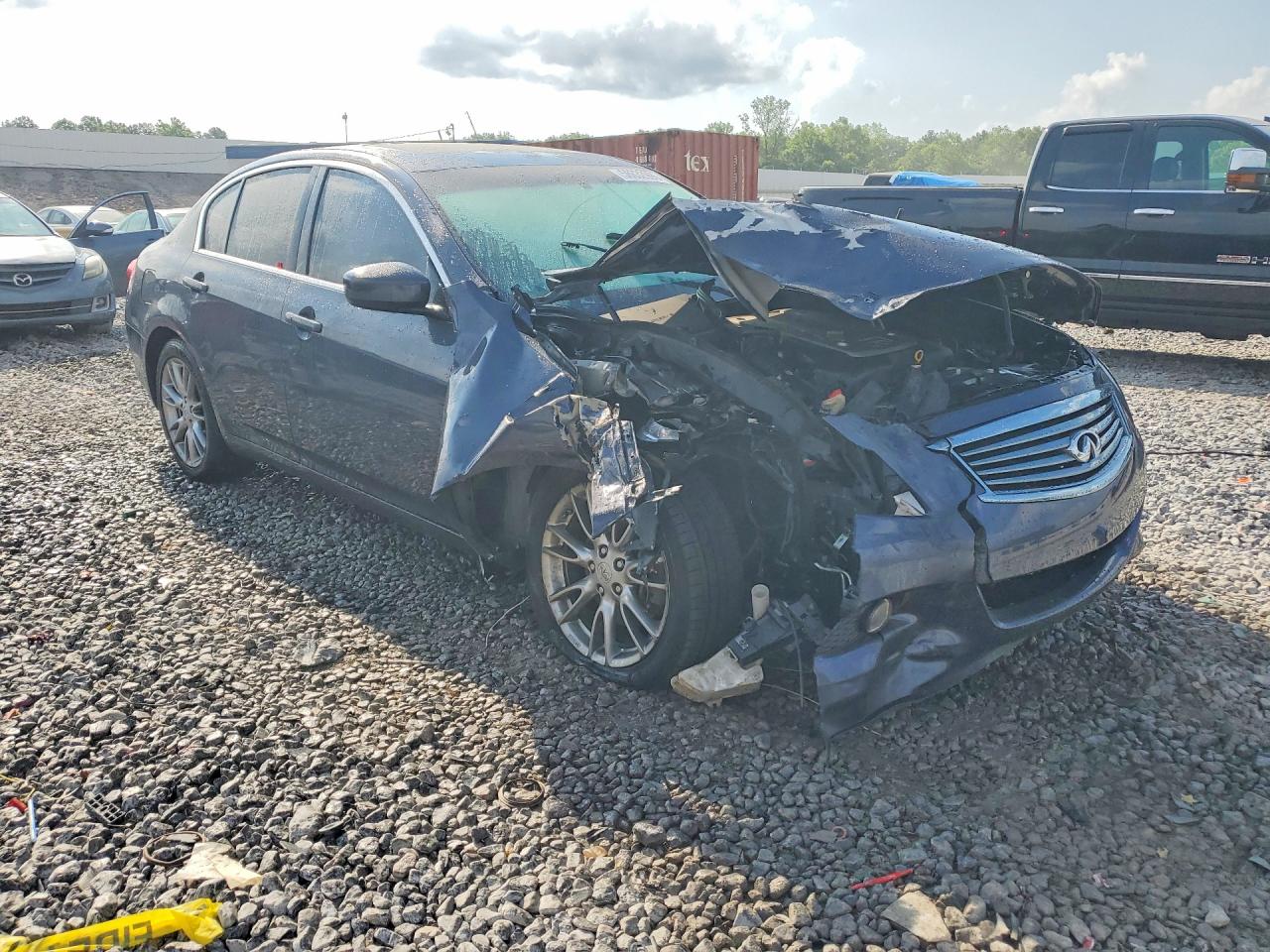 2012 Infiniti G37 Синий vin: JN1CV6AR8CM673102