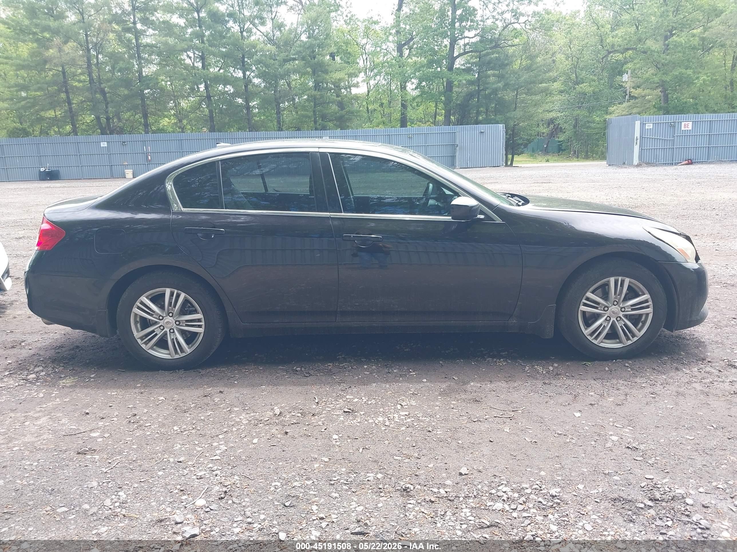 2012 Infiniti G37x   Black vin: JN1CV6AR8CM674041