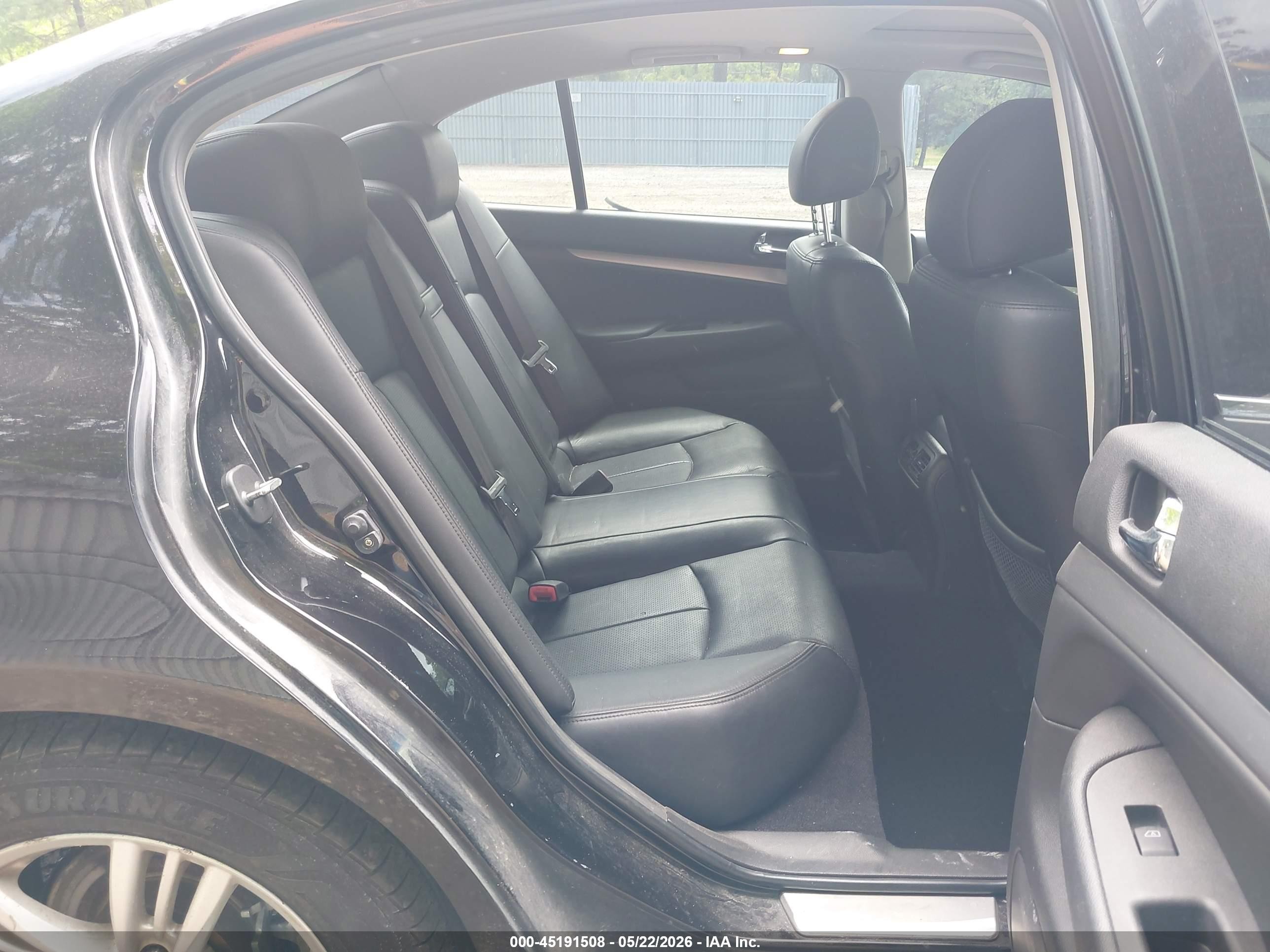 2012 Infiniti G37x   Black vin: JN1CV6AR8CM674041