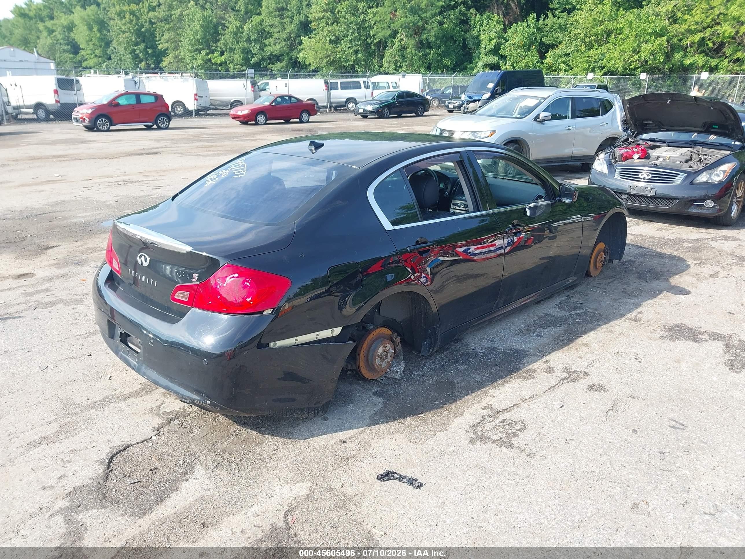 2012 Infiniti G37x   Черный vin: JN1CV6AR8CM674248