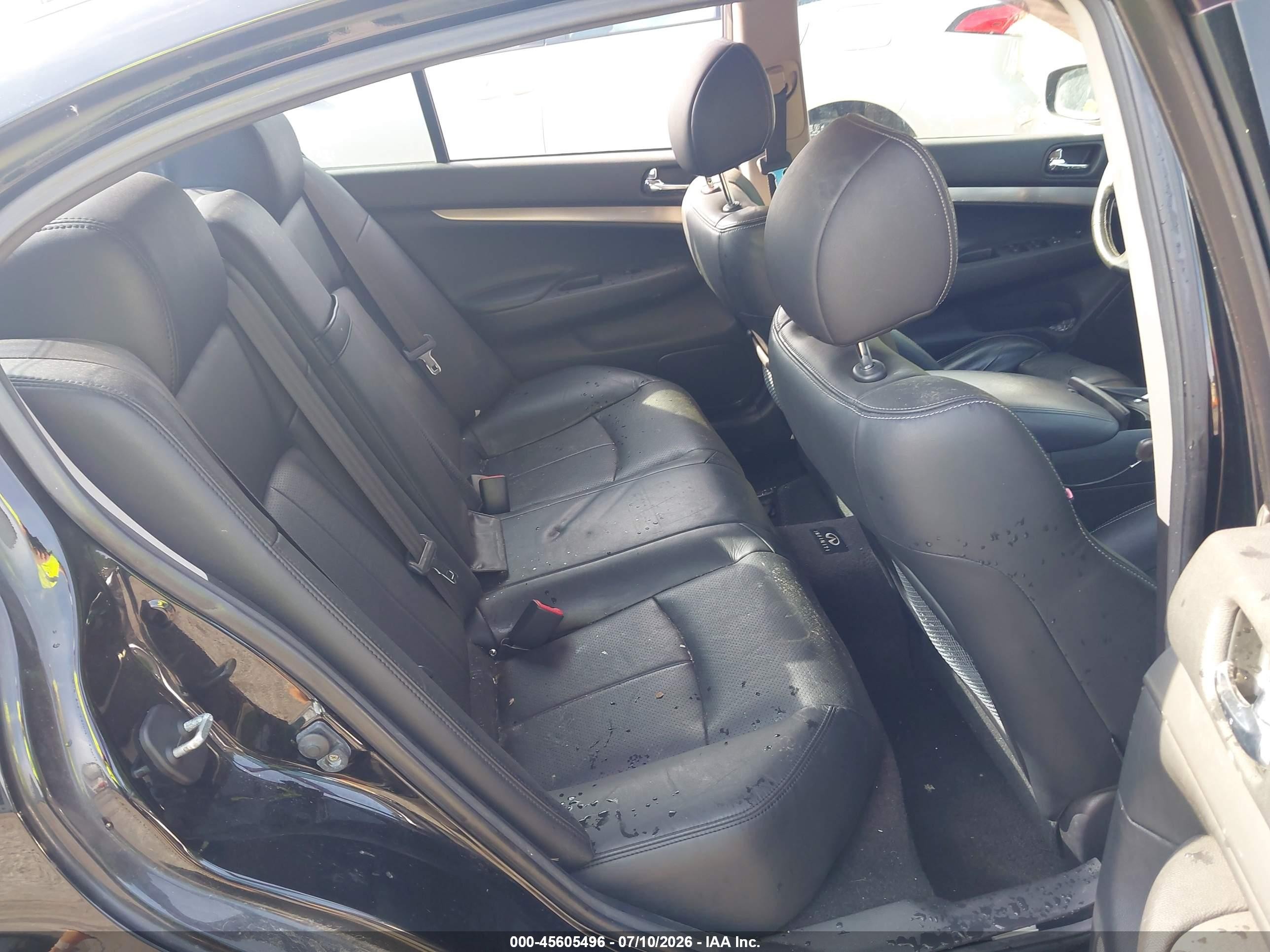 2012 Infiniti G37x   Черный vin: JN1CV6AR8CM674248