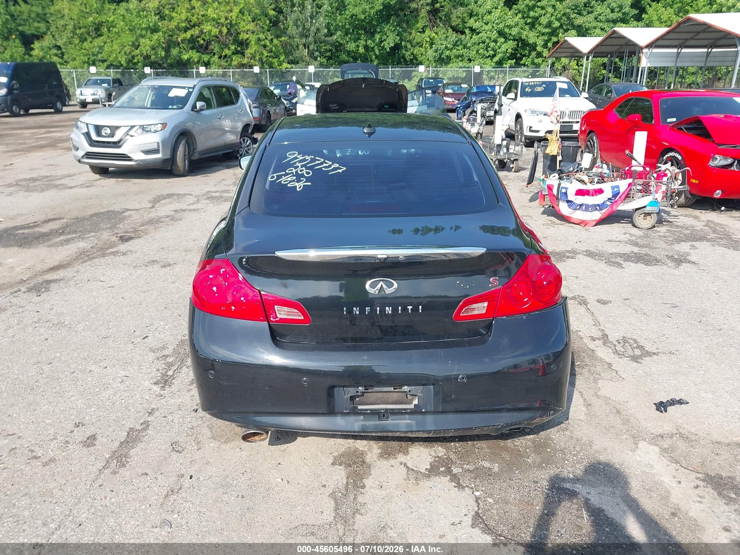 2012 Infiniti G37x   Черный vin: JN1CV6AR8CM674248