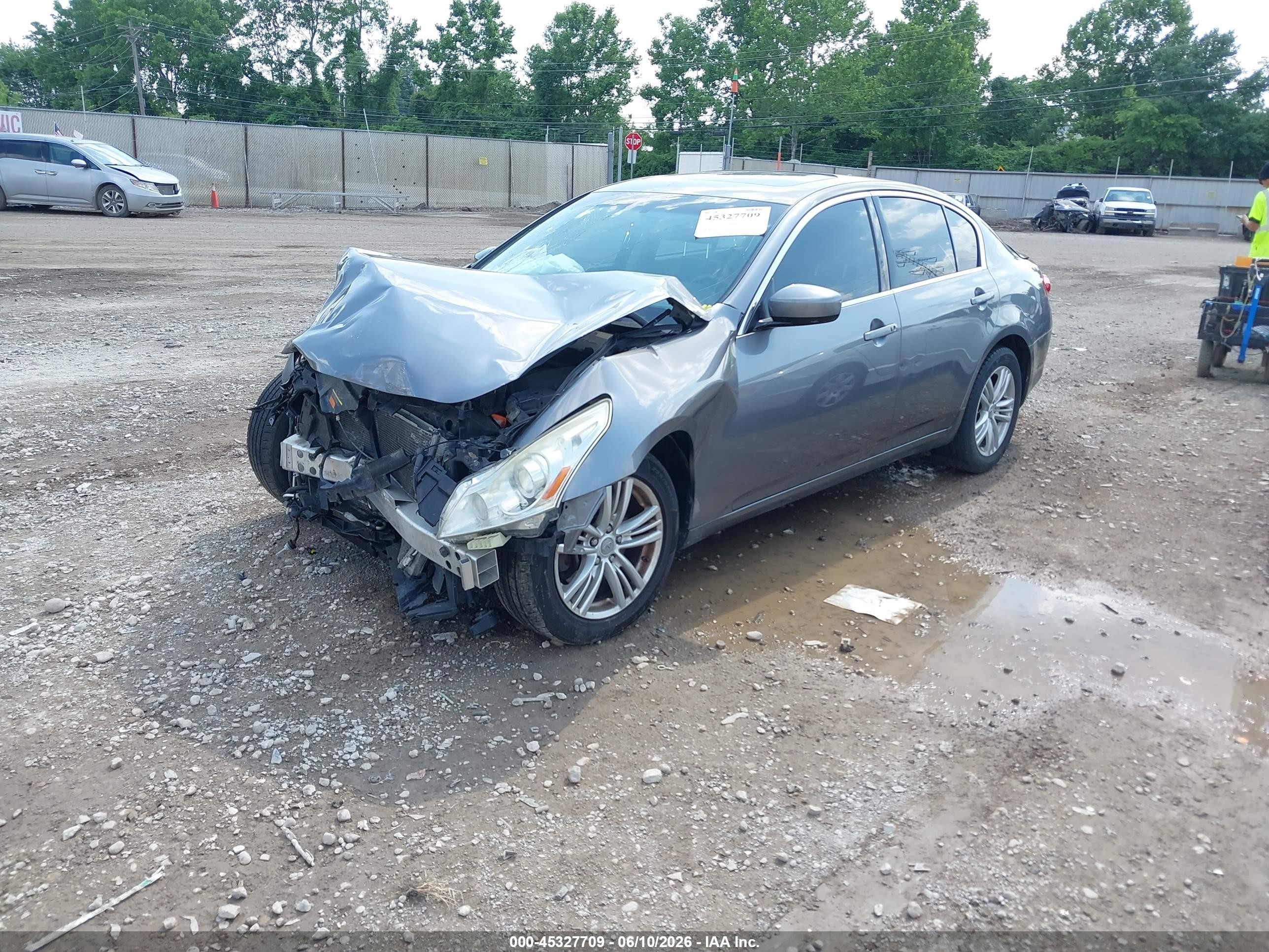 2012 Infiniti G37x   Gray vin: JN1CV6AR8CM675559