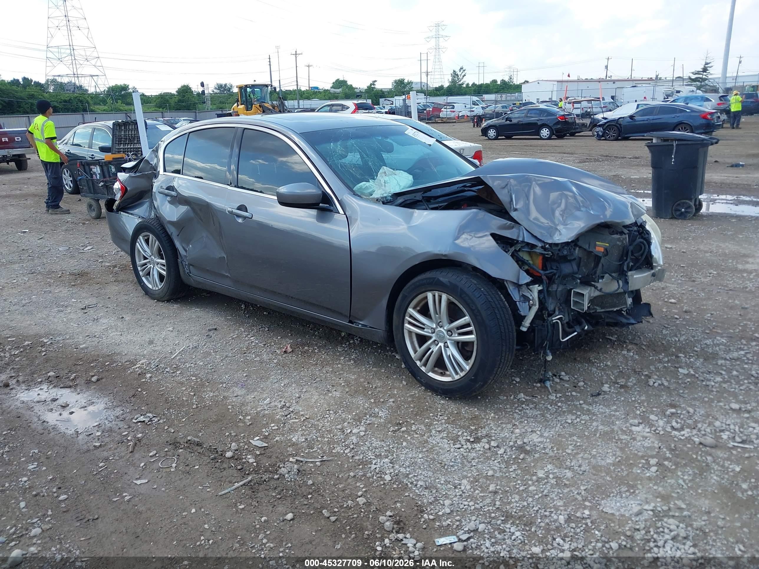 2012 Infiniti G37x   Gray vin: JN1CV6AR8CM675559