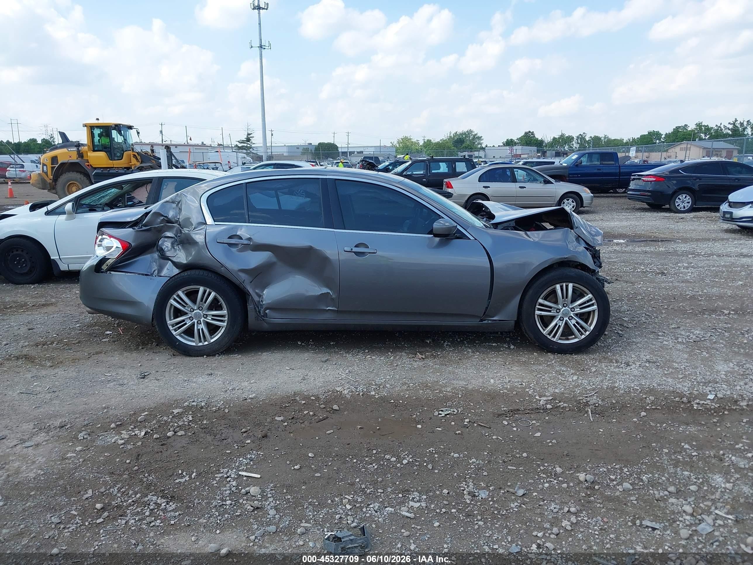 2012 Infiniti G37x   Gray vin: JN1CV6AR8CM675559