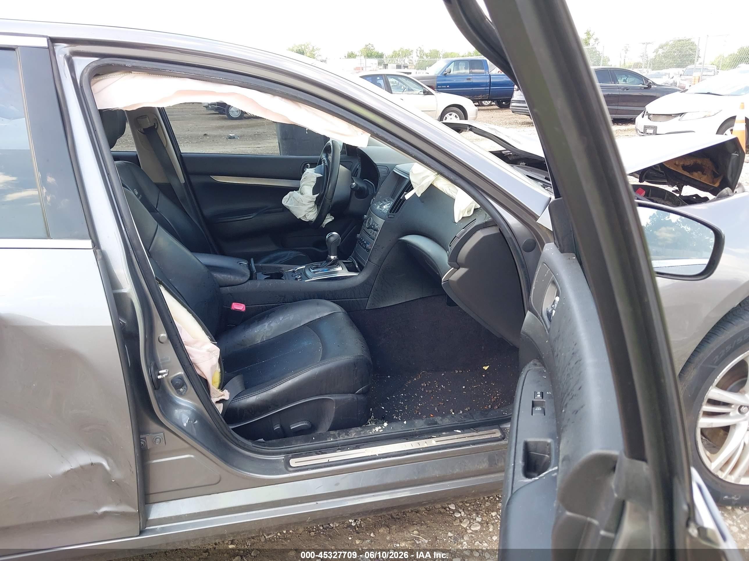 2012 Infiniti G37x   Gray vin: JN1CV6AR8CM675559