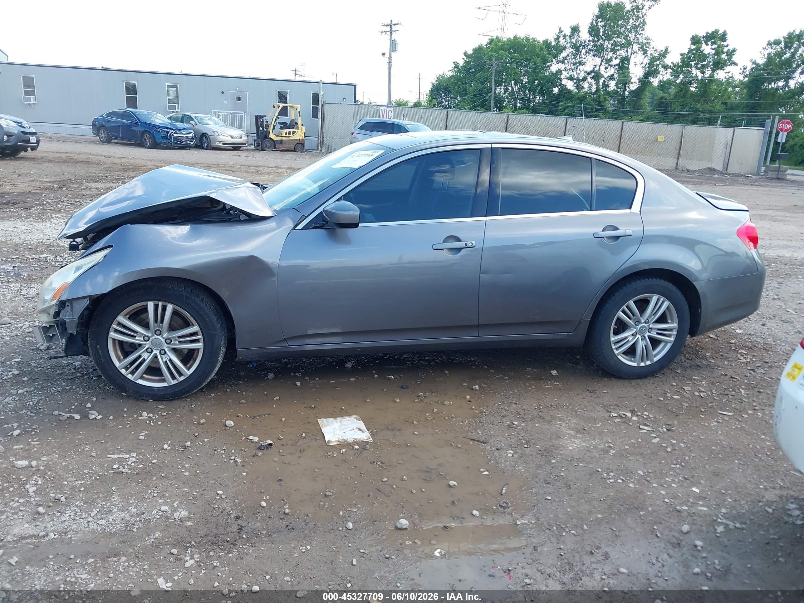2012 Infiniti G37x   Gray vin: JN1CV6AR8CM675559