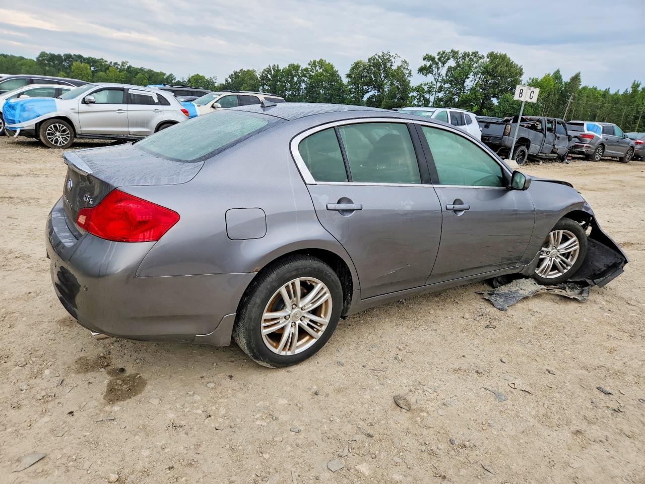 2012 Infiniti G37 Sedan X Gray vin: JN1CV6AR8CM678820