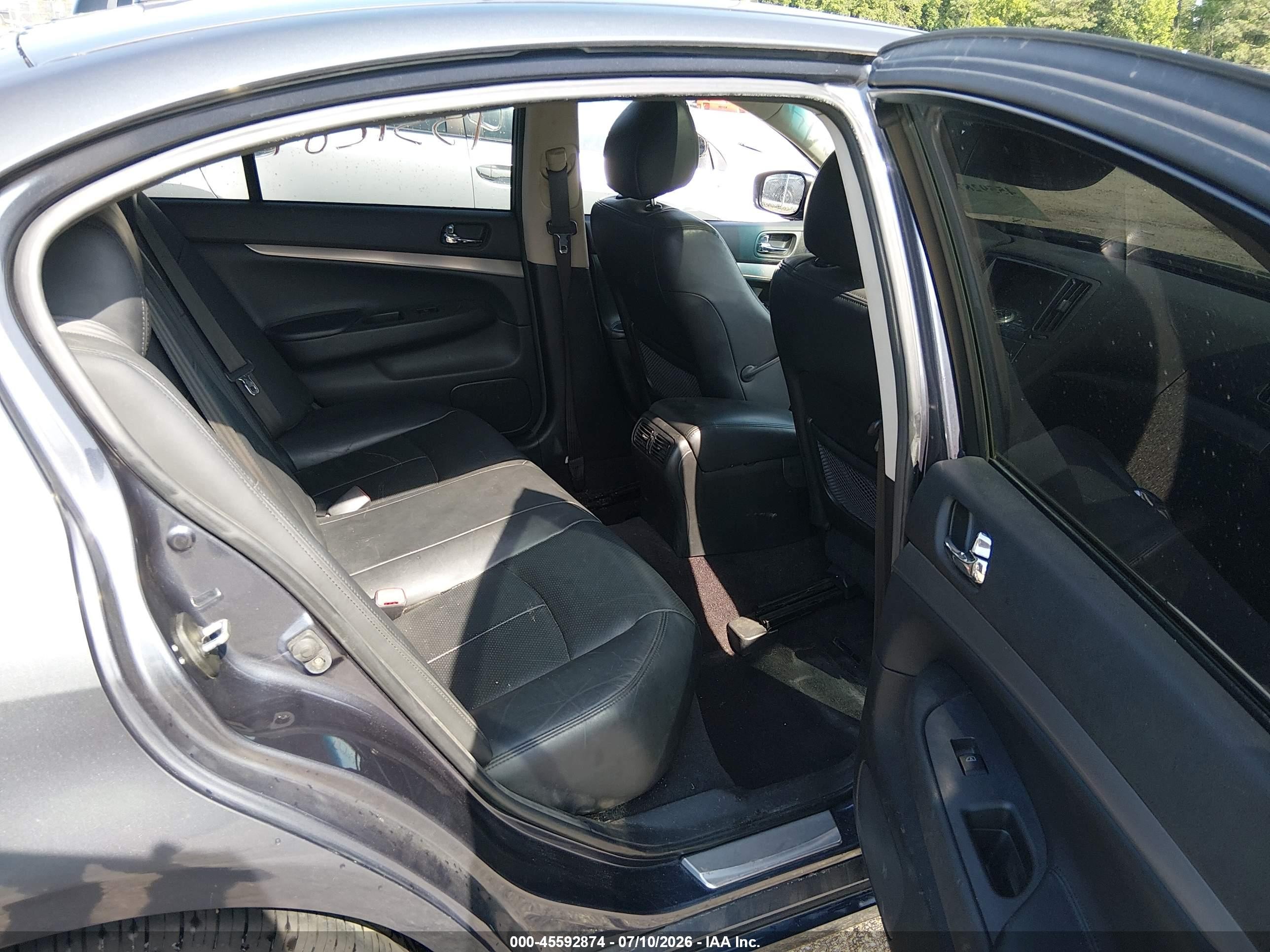 2012 Infiniti G37x   Gray vin: JN1CV6AR8CM970581