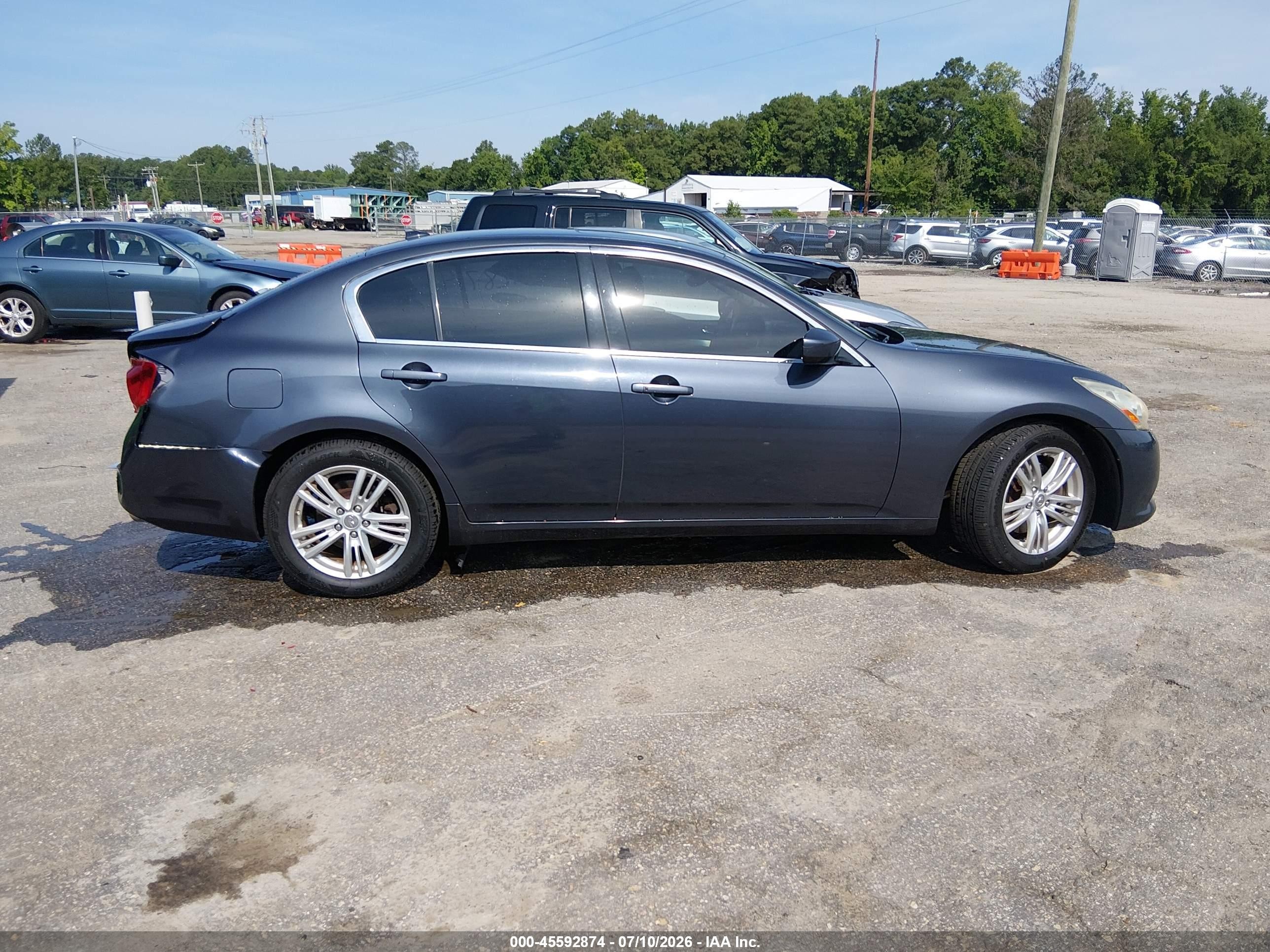 2012 Infiniti G37x   Gray vin: JN1CV6AR8CM970581