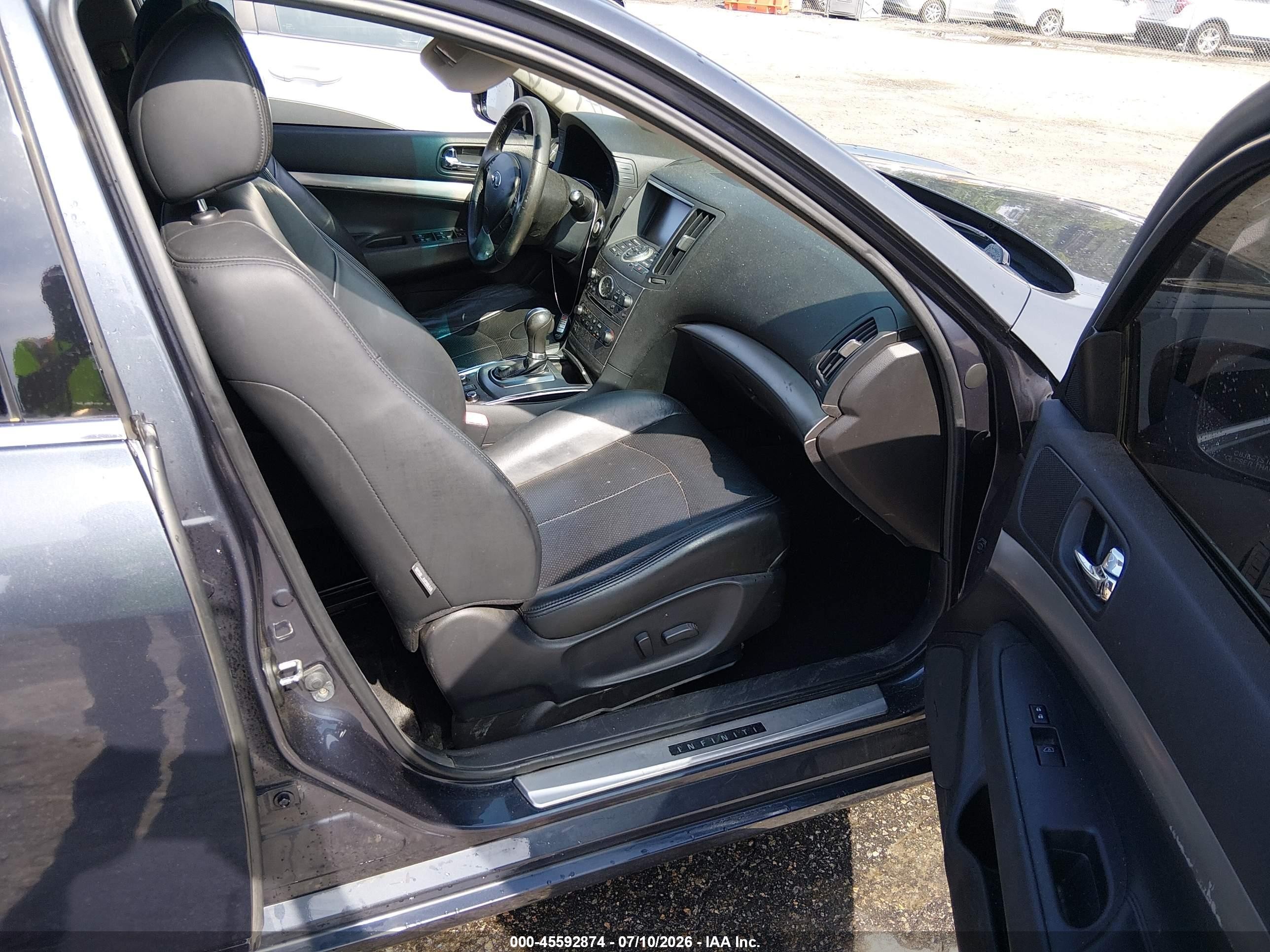 2012 Infiniti G37x   Gray vin: JN1CV6AR8CM970581