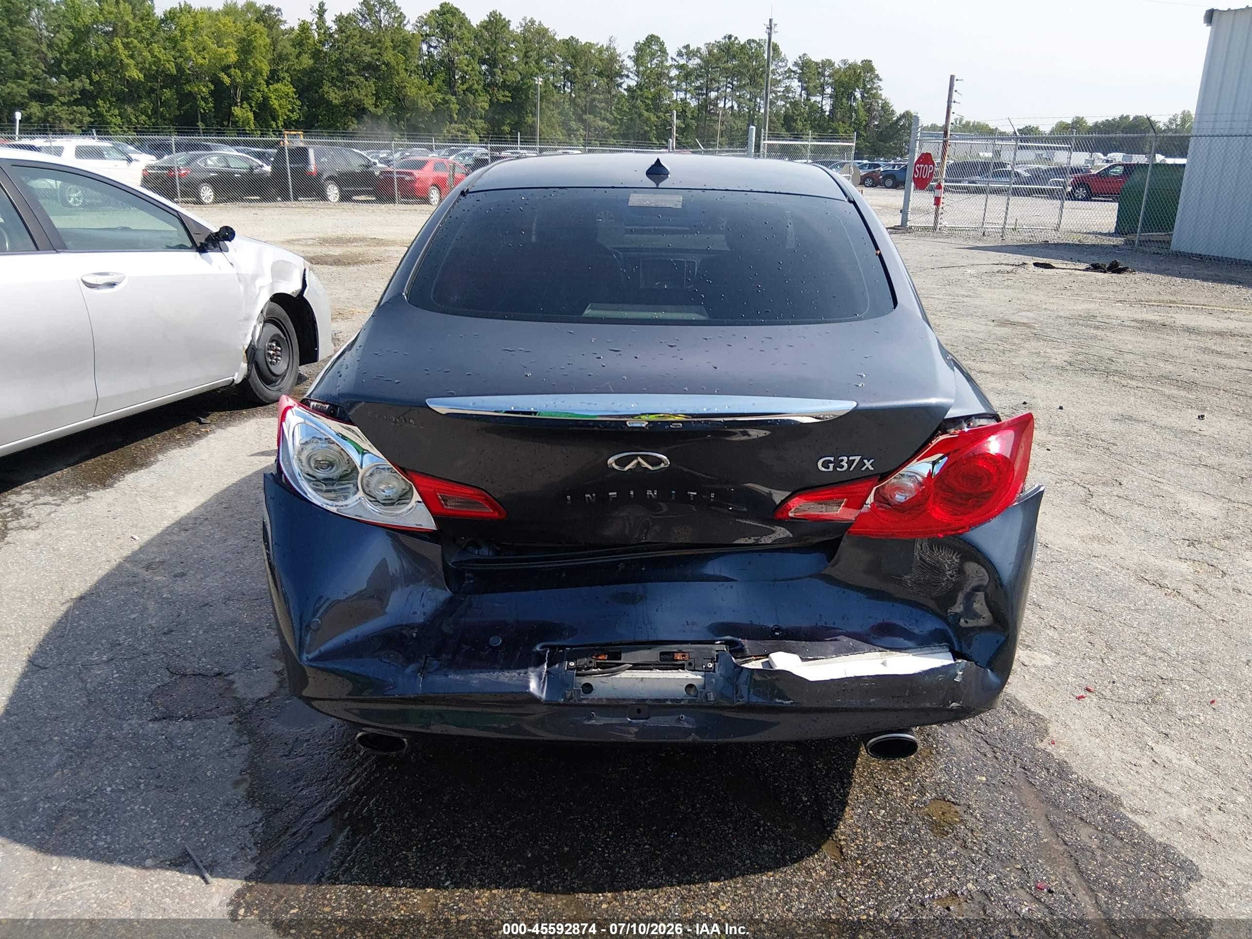 2012 Infiniti G37x   Gray vin: JN1CV6AR8CM970581