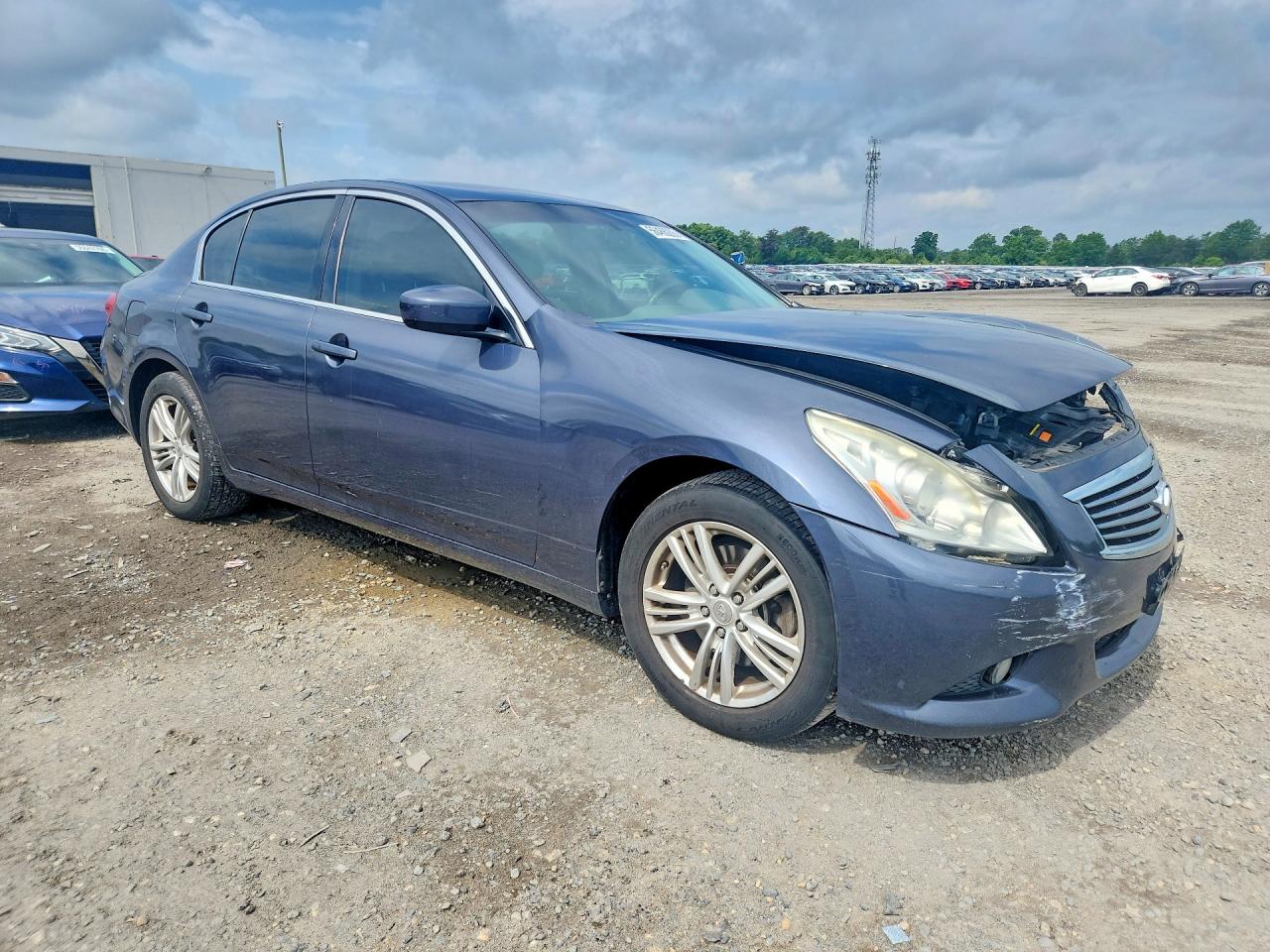 2012 Infiniti G37 Sedan X Blue vin: JN1CV6AR8CM970970