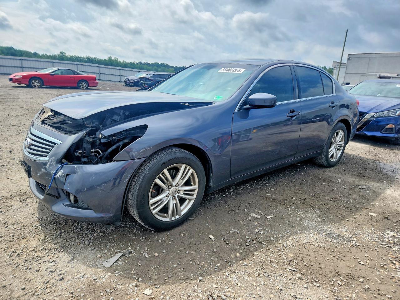 2012 Infiniti G37 Sedan X Blue vin: JN1CV6AR8CM970970