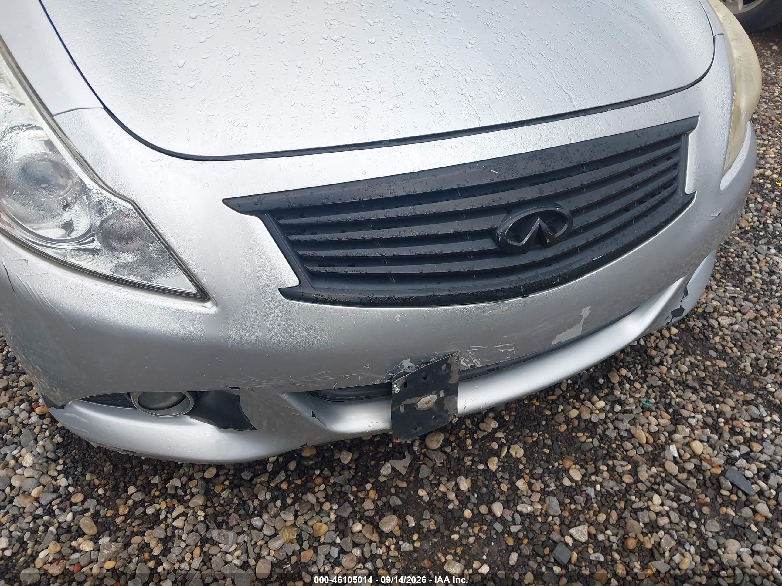 2012 Infiniti G37x Silver vin: JN1CV6AR8CM973884