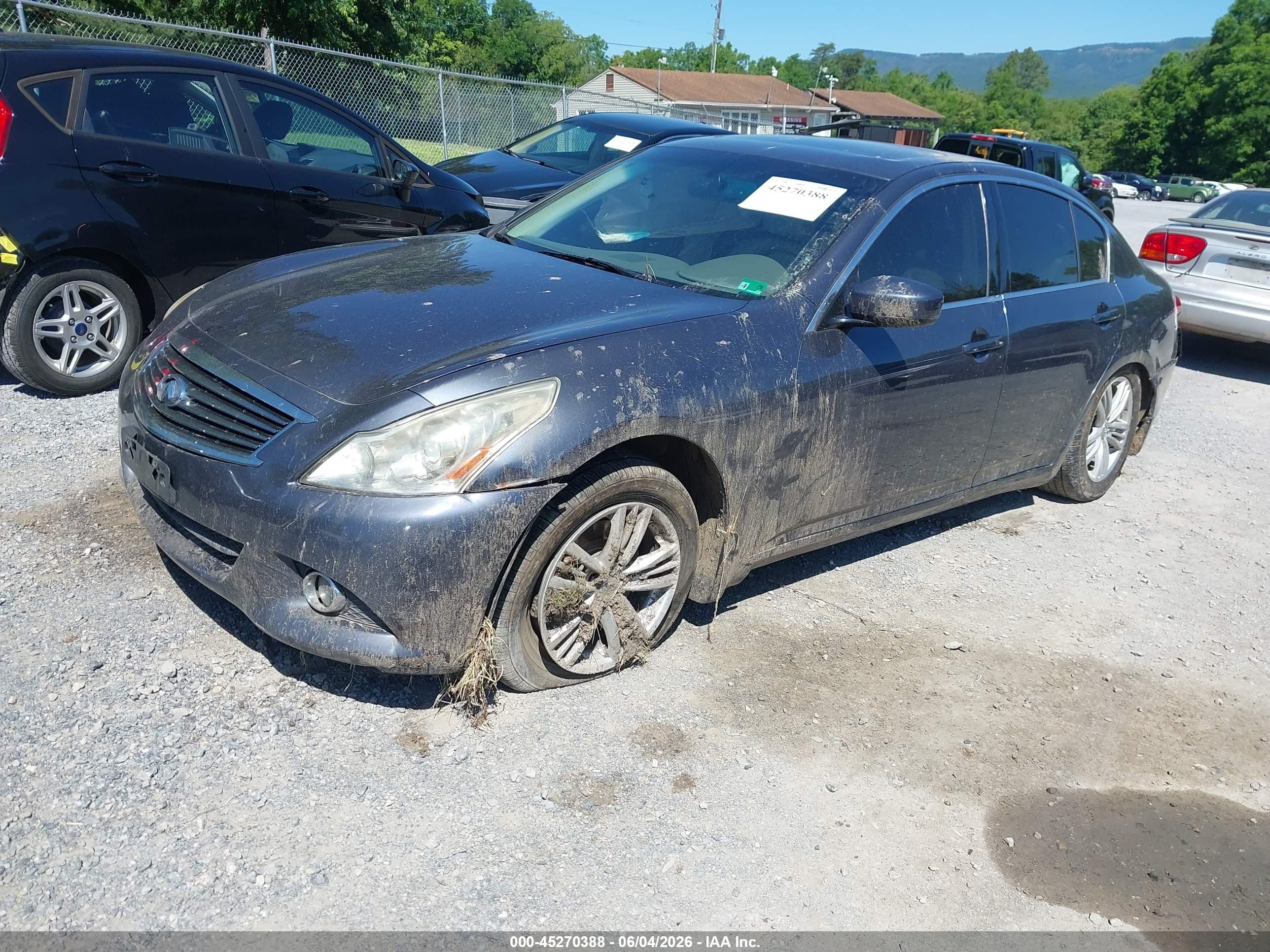 2012 Infiniti G37x   Серый vin: JN1CV6AR8CM976543