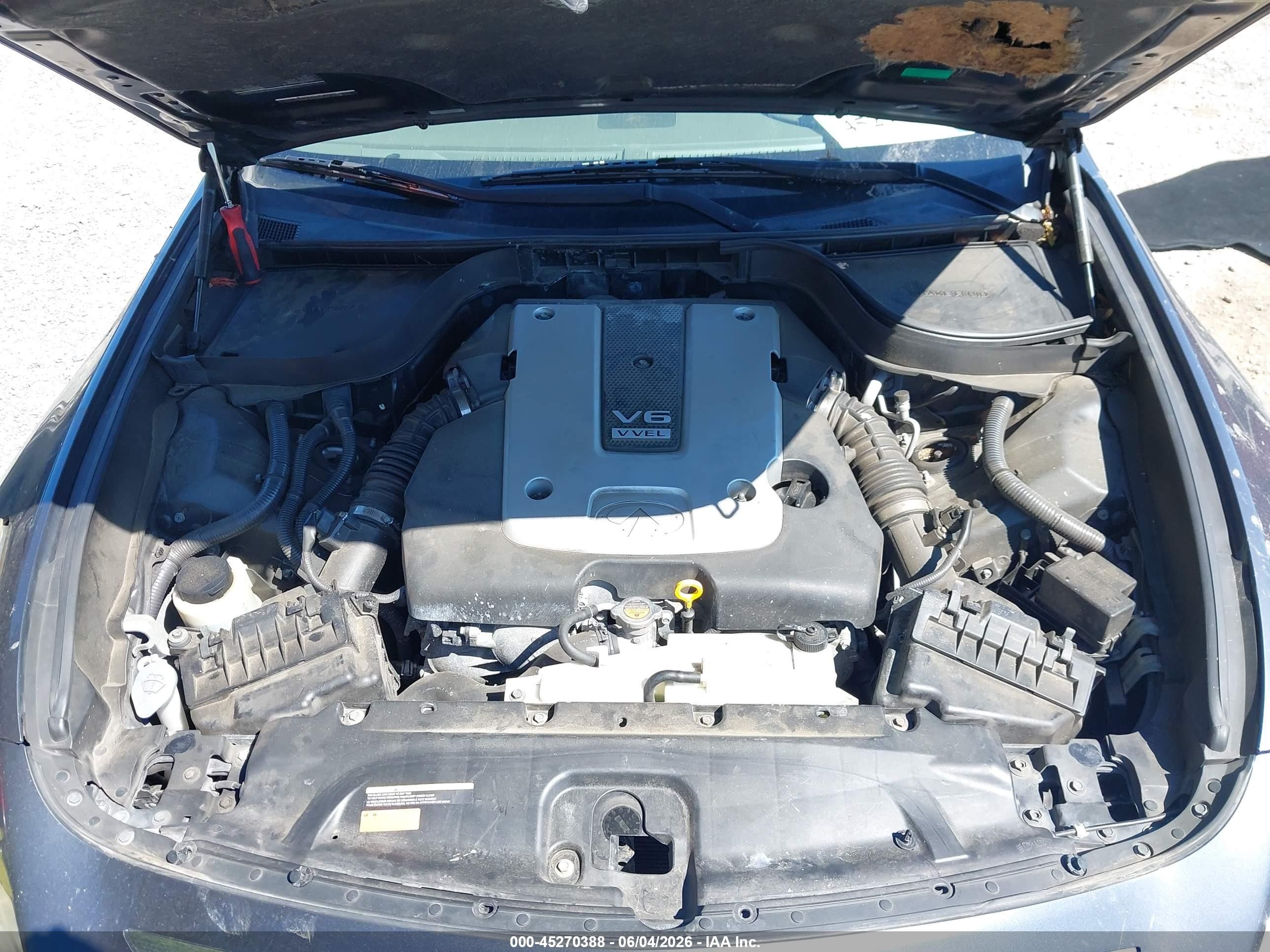 2012 Infiniti G37x   Серый vin: JN1CV6AR8CM976543