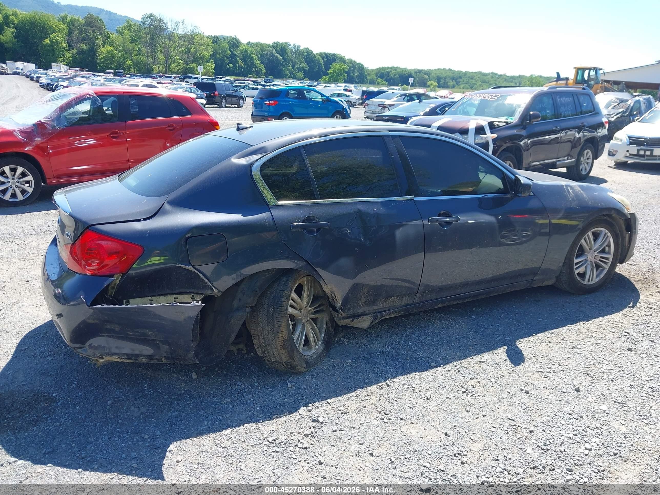 2012 Infiniti G37x   Серый vin: JN1CV6AR8CM976543