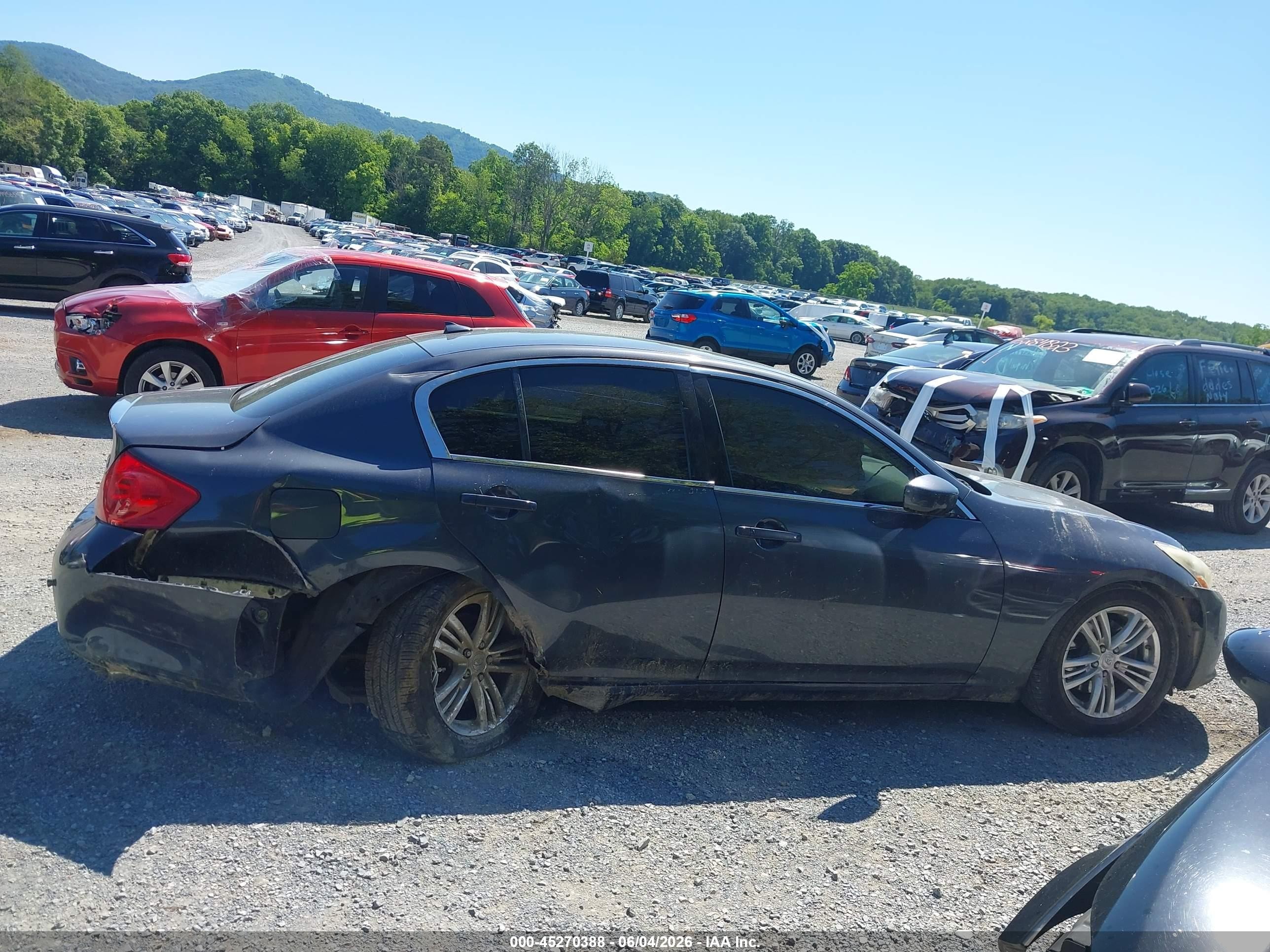 2012 Infiniti G37x   Серый vin: JN1CV6AR8CM976543